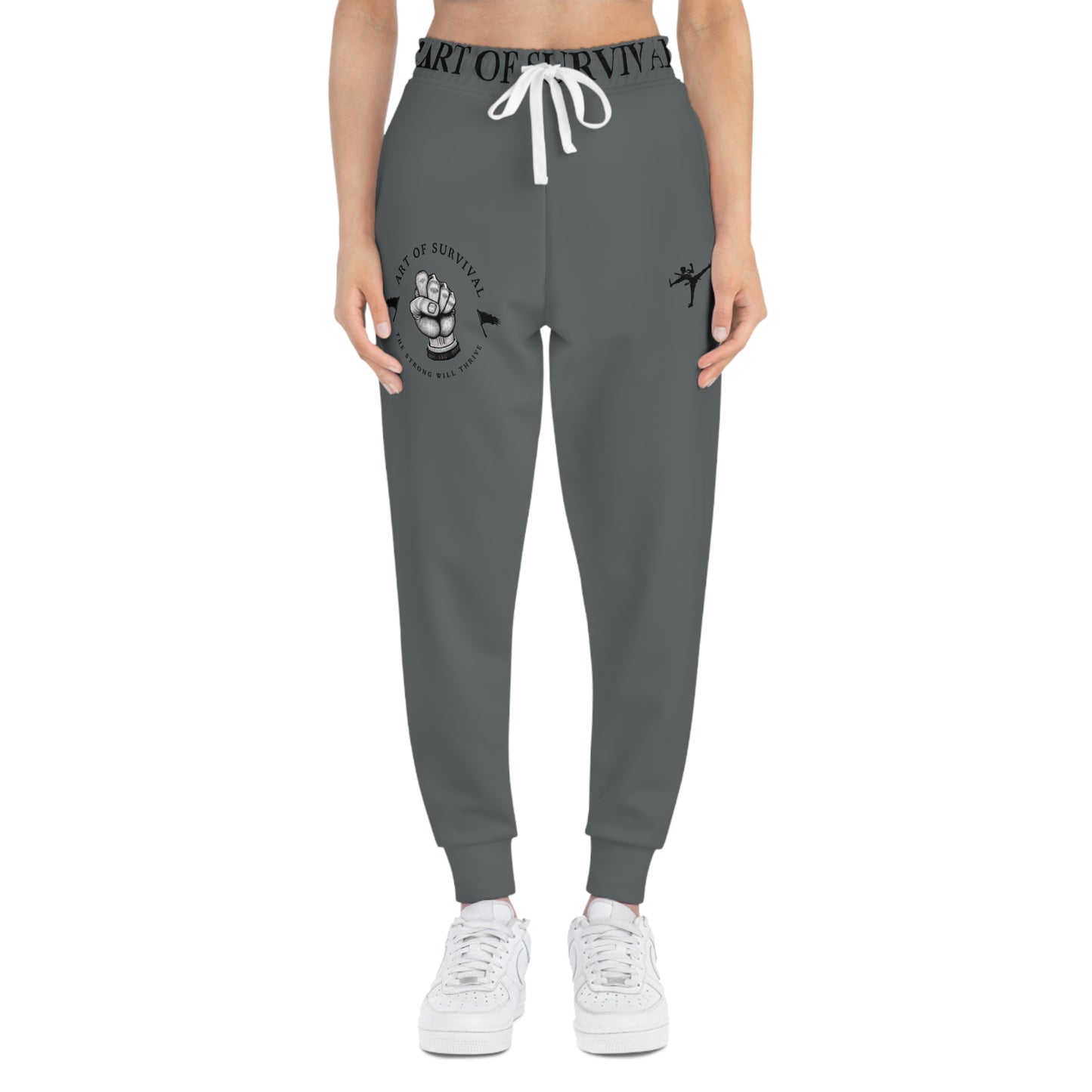 Athletic Joggers -Art of Survival - Fist Logo - Fitness Apperal