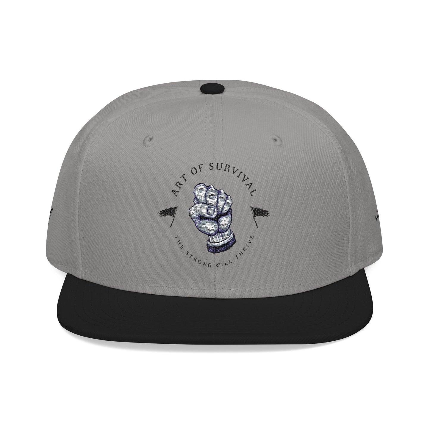Copy of Snapback Cap - The Art of Survival Fist Logo Embroidery Hat - Martial Arts Fitness Longevity Apparel