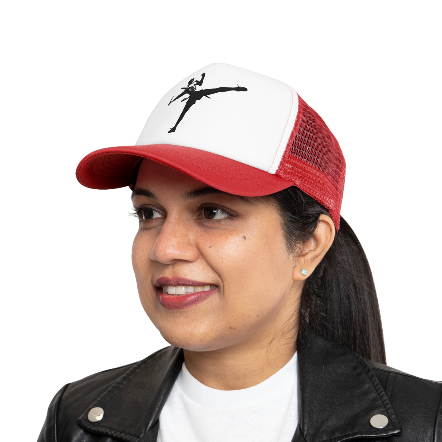 Dynamic Skeleton Kick Mesh Cap - Perfect for Sports and Halloween