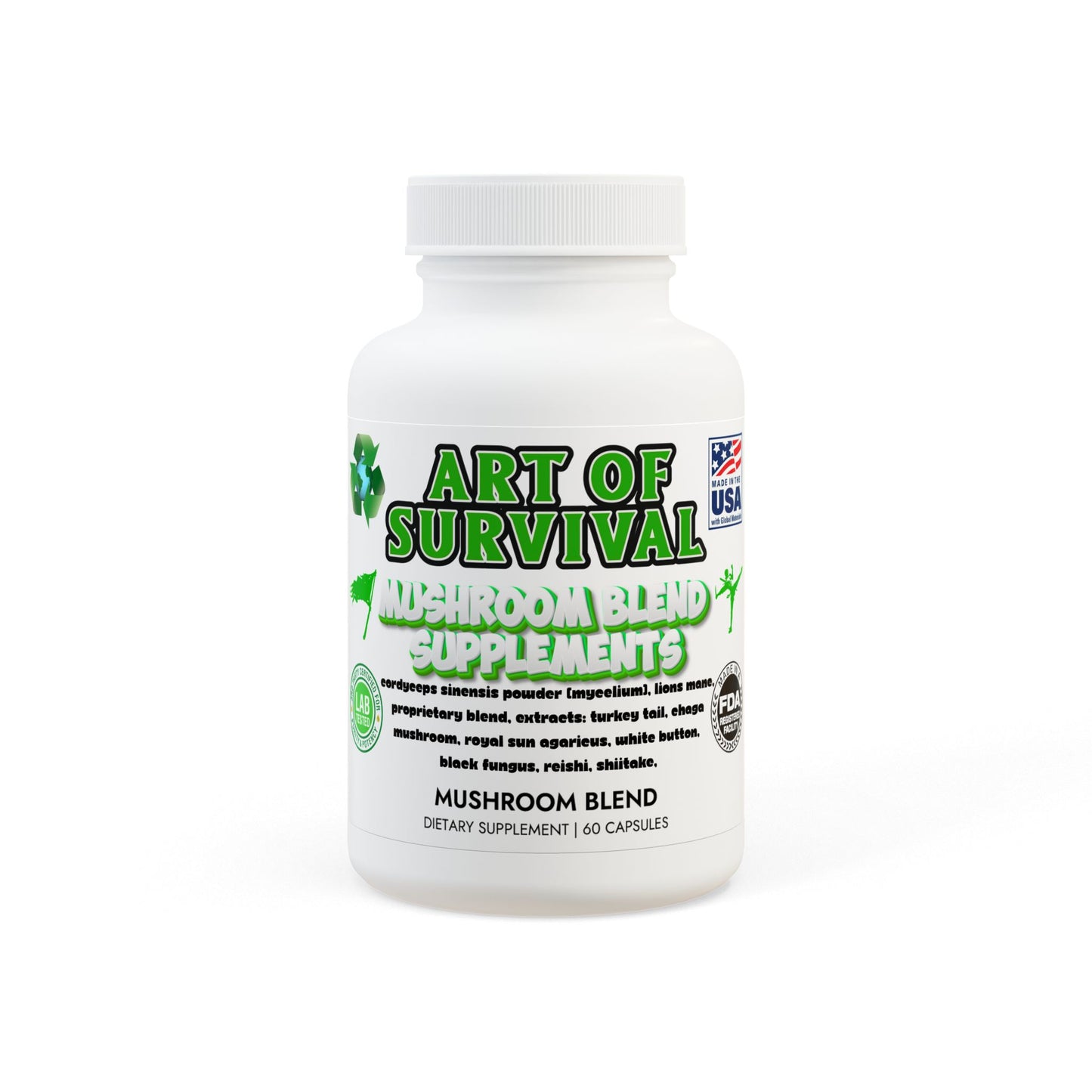 Mushroom Blend Supplement (60 Capsules)