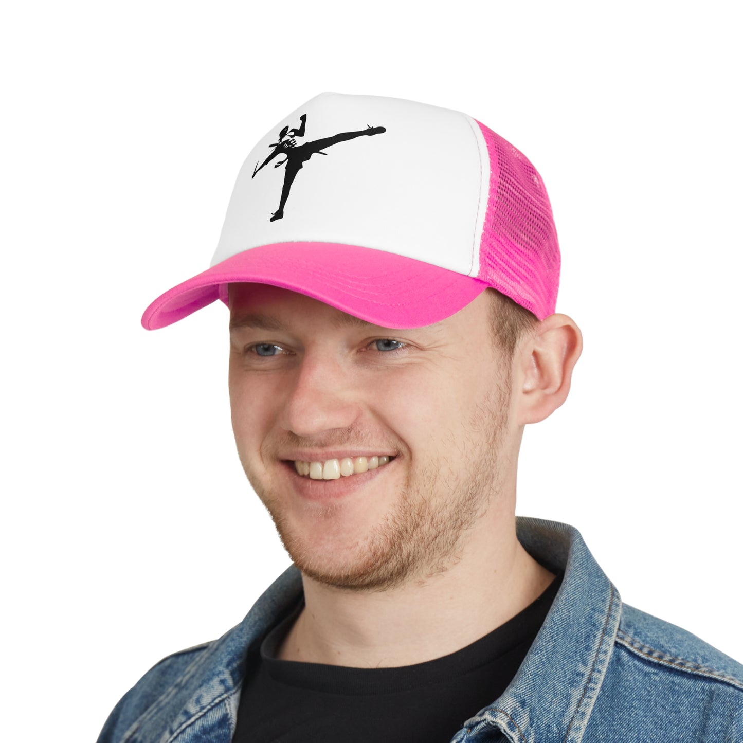 Dynamic Skeleton Kick Mesh Cap - Perfect for Sports and Halloween