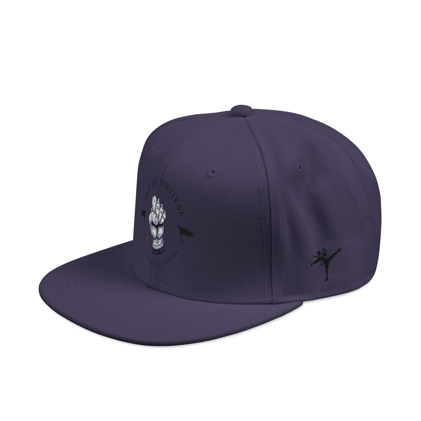 Copy of Snapback Cap - The Art of Survival Fist Logo Embroidery Hat - Martial Arts Fitness Longevity Apparel