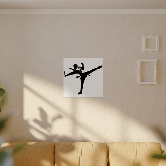 Art of Survival "Ninja-Man" Textured Watercolor Matte Posters