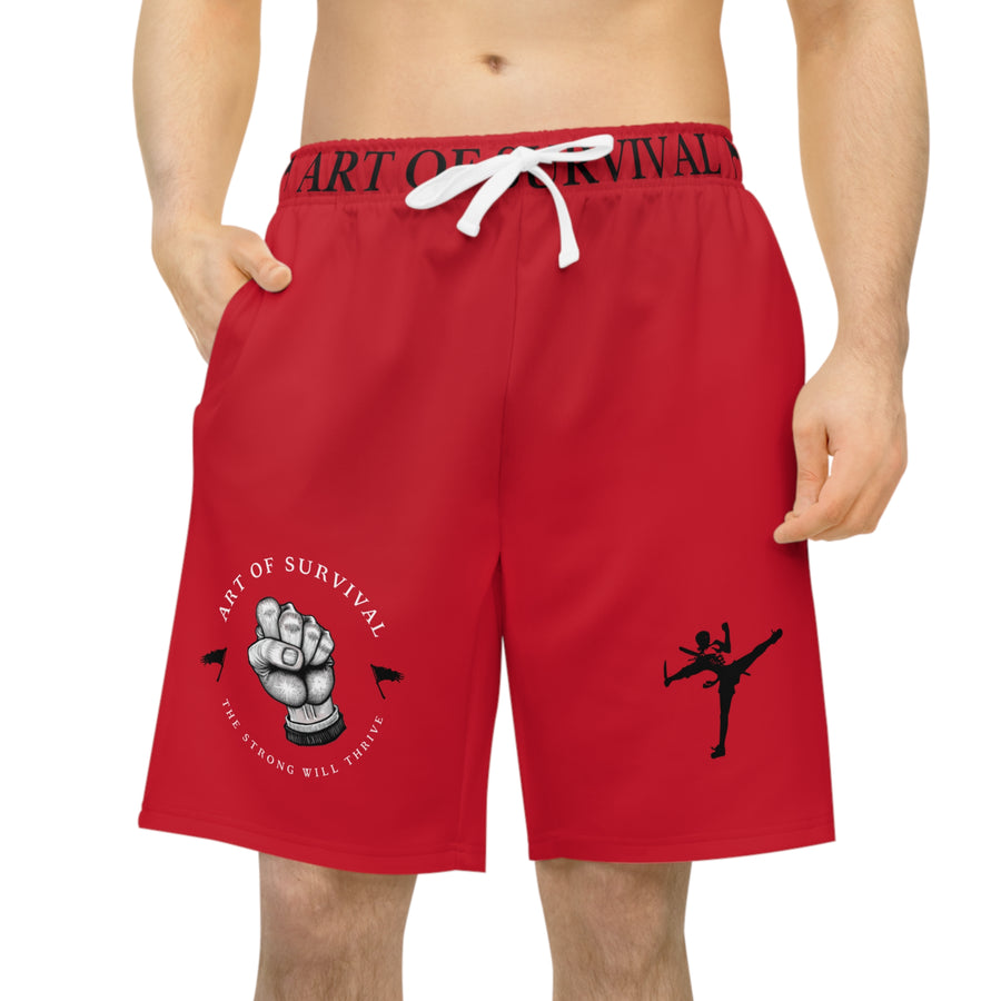 Athletic Shorts - The Art of Survival - Martial Arts and Fitness Lifestyle Brand