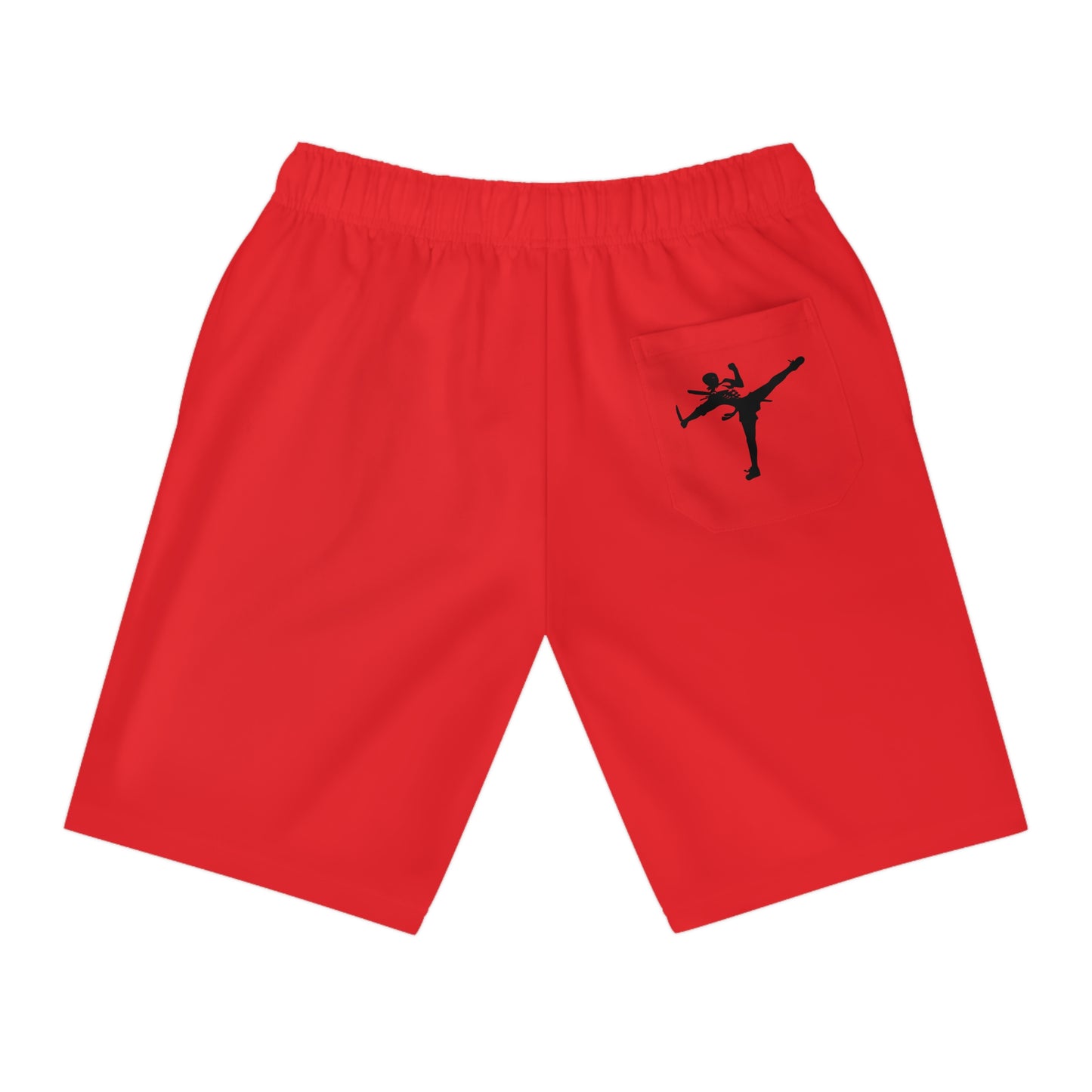 Men's Art of Survival Athletic Long Shorts - Fist Design - Fitness Brand