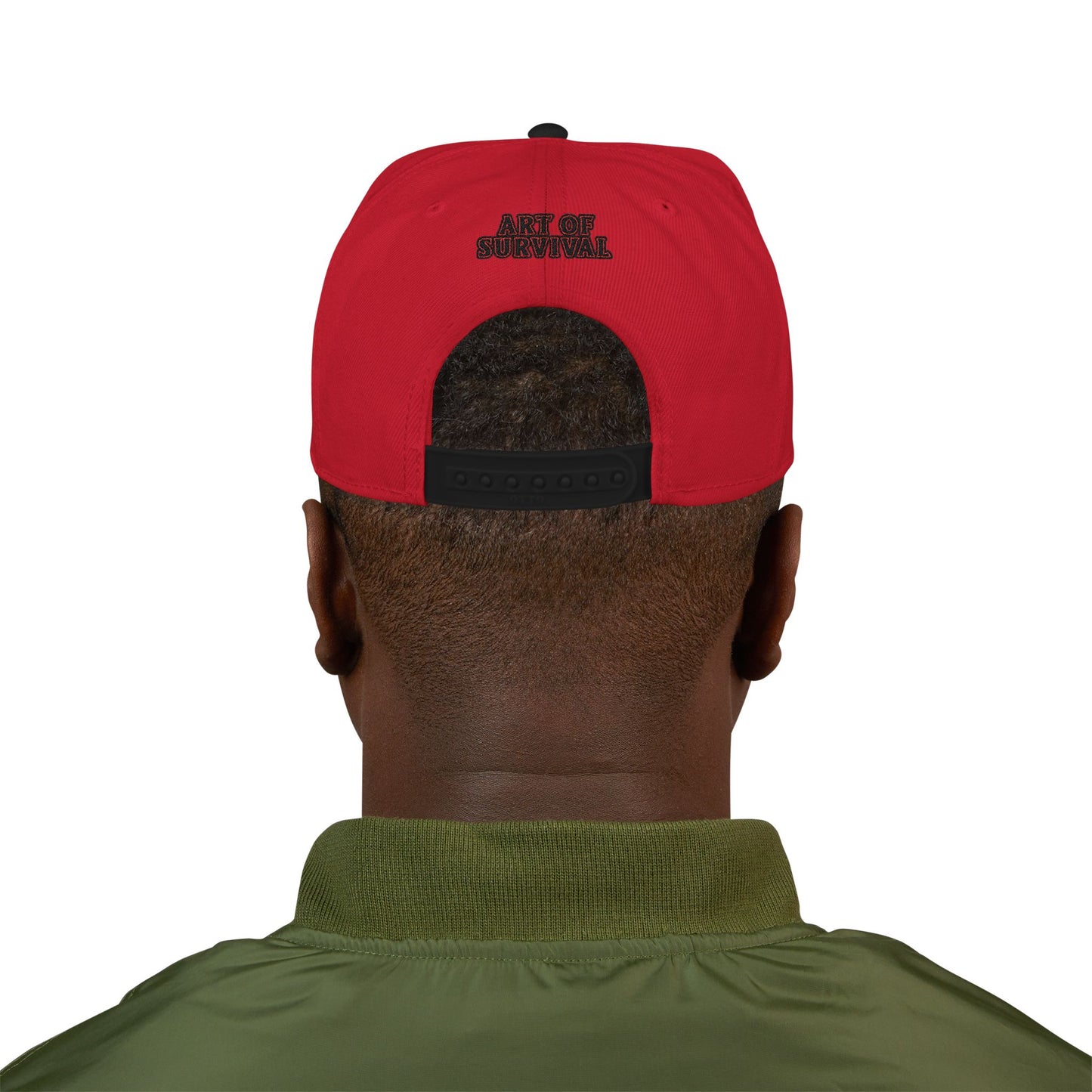Copy of Snapback Cap - The Art of Survival Fist Logo Embroidery Hat - Martial Arts Fitness Longevity Apparel