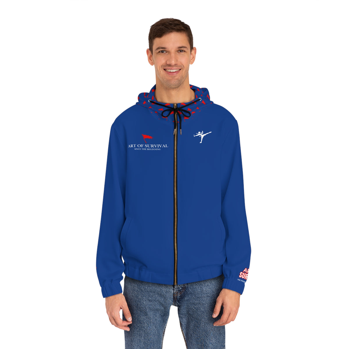 Full-Zip Hoodie - The Art of Survival - Limited Addition {Since the Beginning} Logo - Fitness Apparel