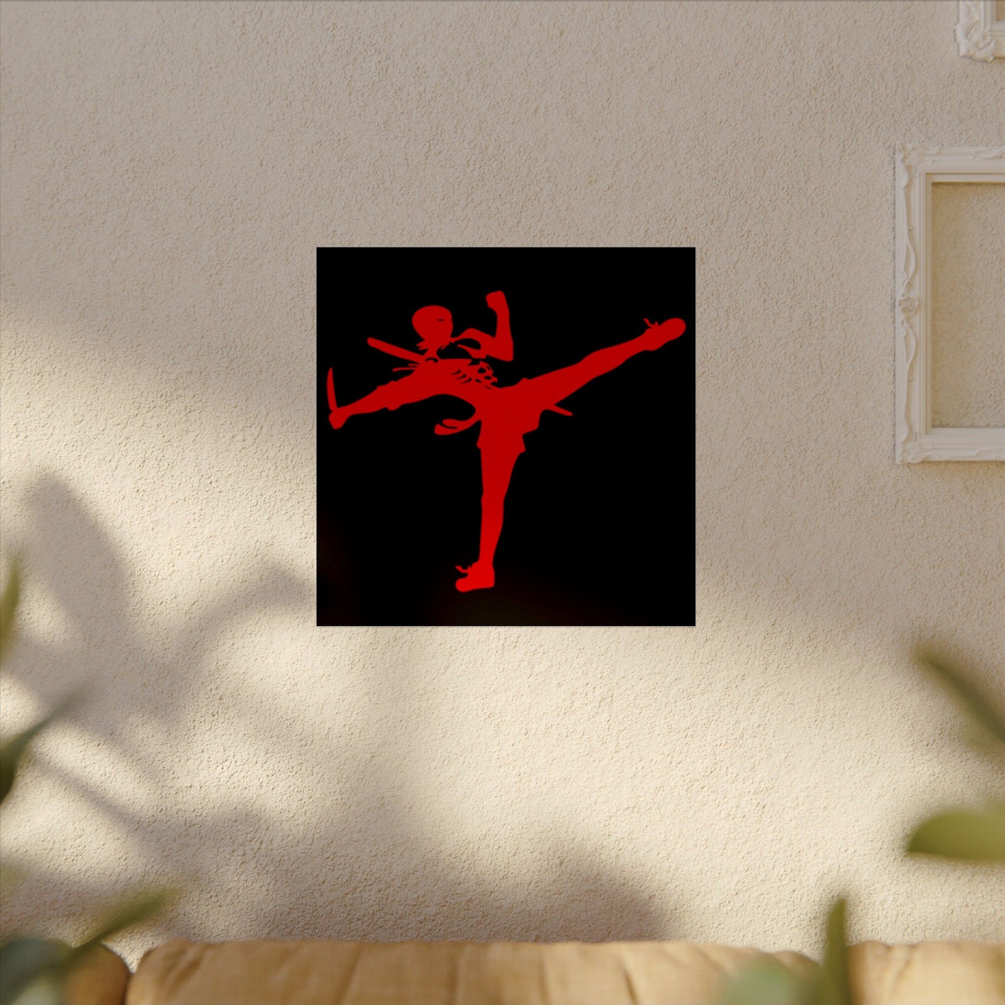 Art of Survival "Ninja-man" Textured Watercolor Matte Posters