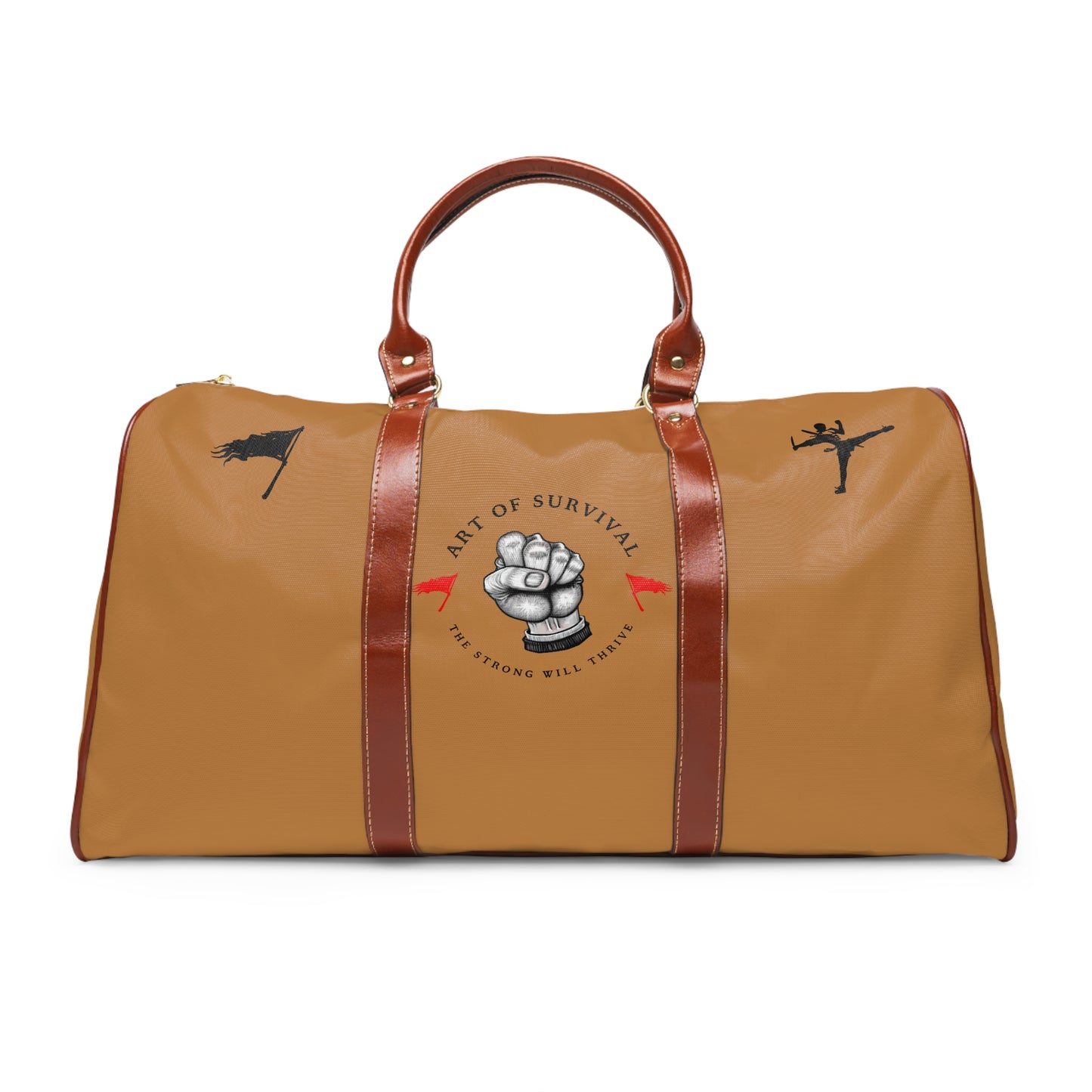 Waterproof Travel Bag - Art of Survival, Perfect for Adventurers, Gym, Beach, Hiking, Weekend Getaways, Durable and Stylish