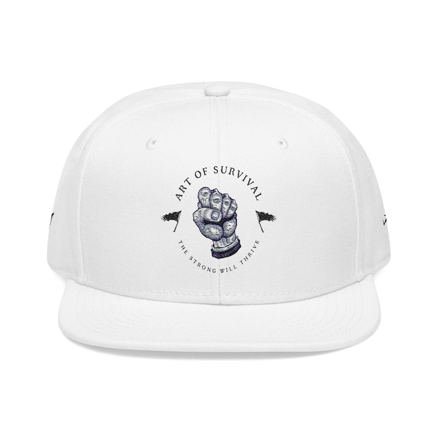 Copy of Snapback Cap - The Art of Survival Fist Logo Embroidery Hat - Martial Arts Fitness Longevity Apparel
