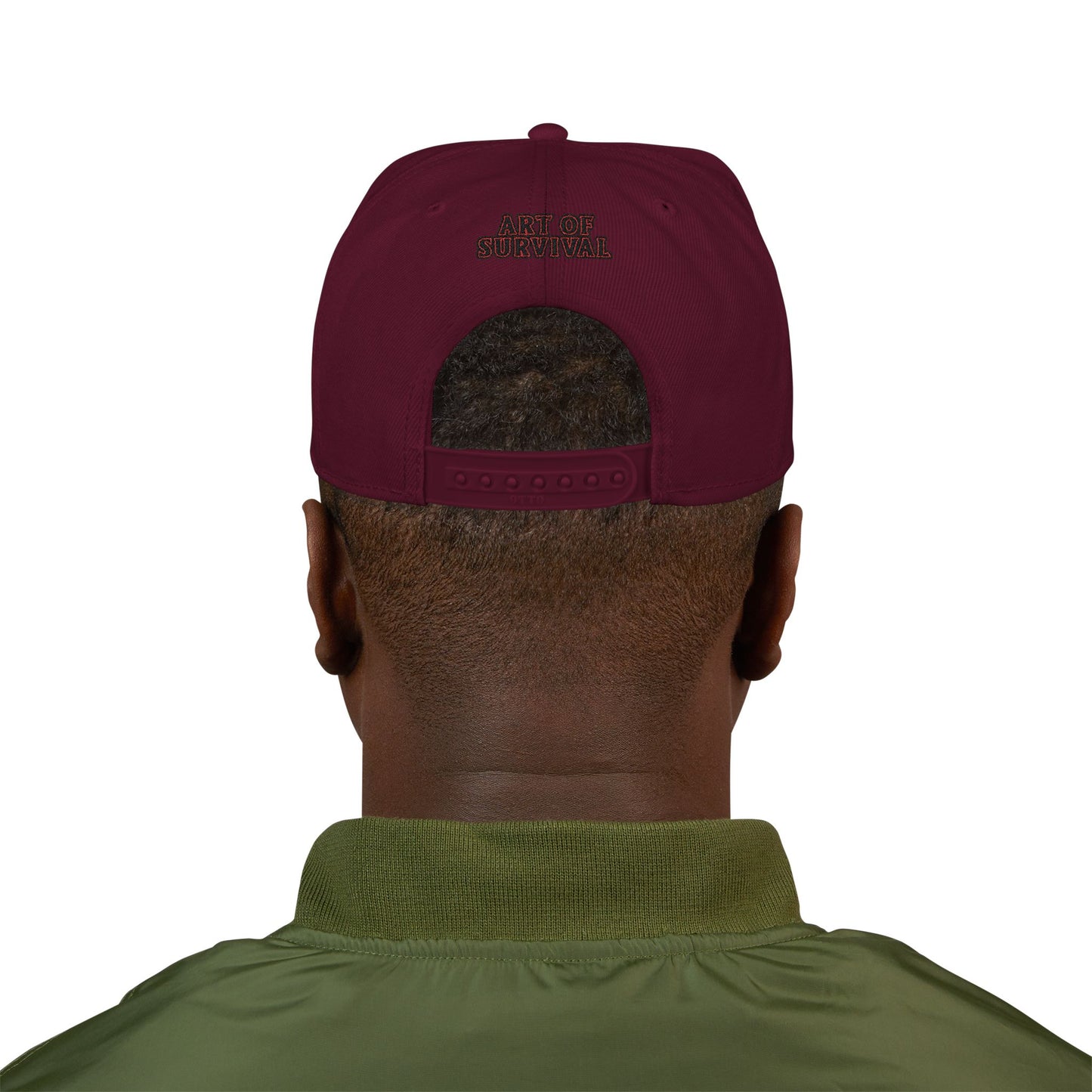 Copy of Snapback Cap - The Art of Survival Fist Logo Embroidery Hat - Martial Arts Fitness Longevity Apparel