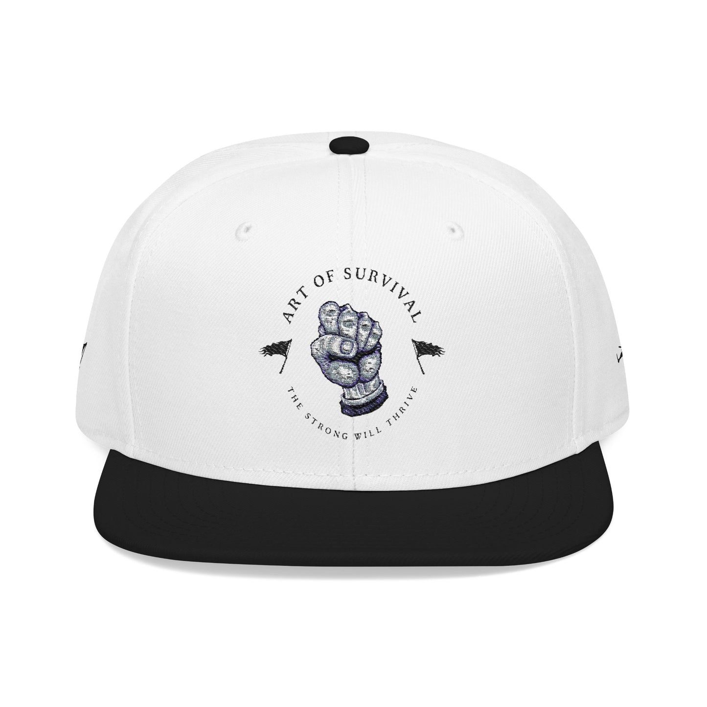 Copy of Snapback Cap - The Art of Survival Fist Logo Embroidery Hat - Martial Arts Fitness Longevity Apparel