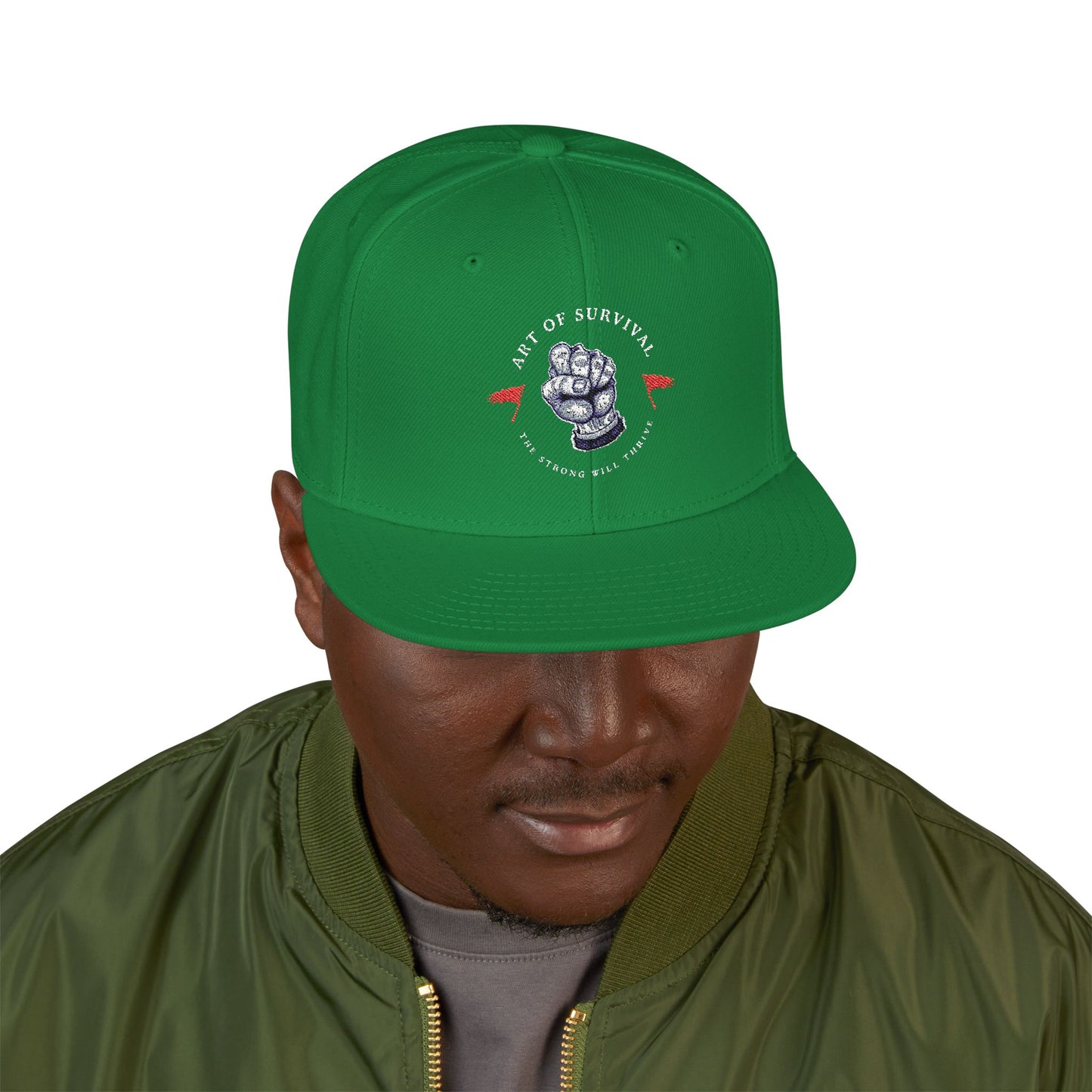 Snapback Cap - The Art of Survival Martial Arts Logo - Health & Fitness Lifestyle Brand