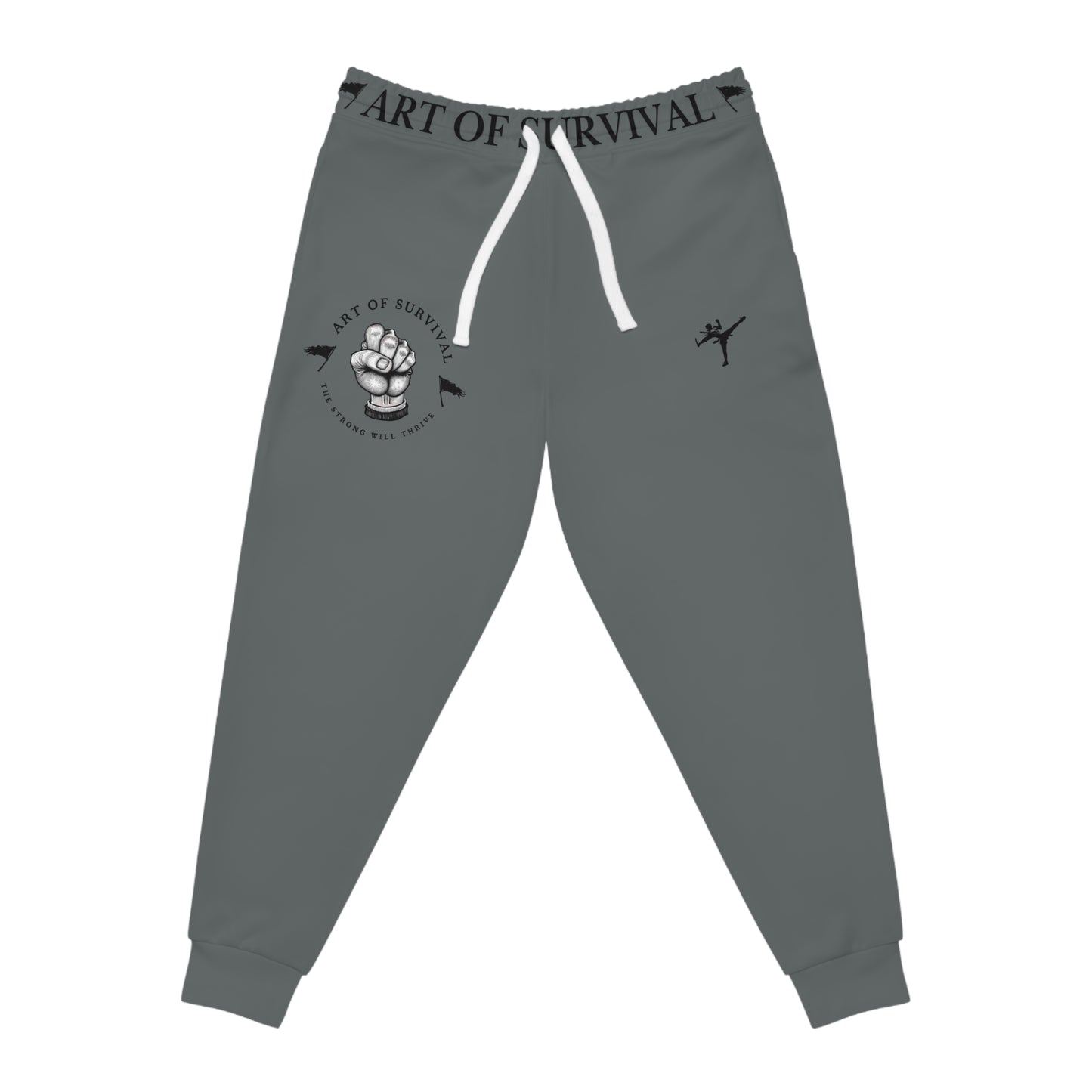 Athletic Joggers -Art of Survival - Fist Logo - Fitness Apperal