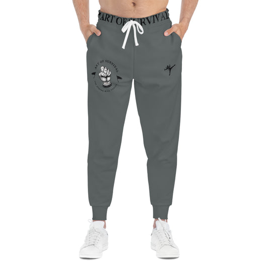 Athletic Joggers -Art of Survival - Fist Logo - Fitness Apperal