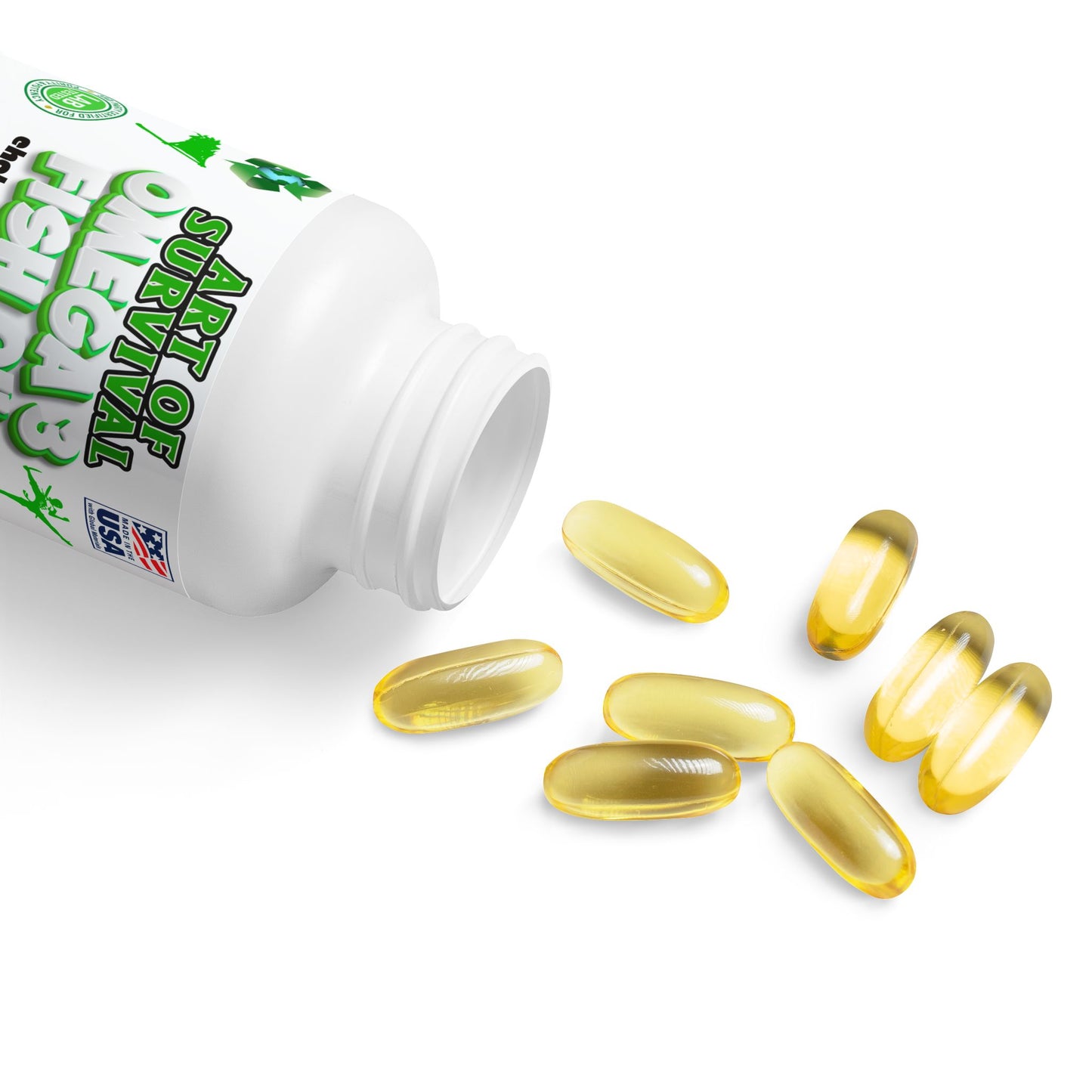 Omega 3 Fish Oil Supplement (60 Softgels)