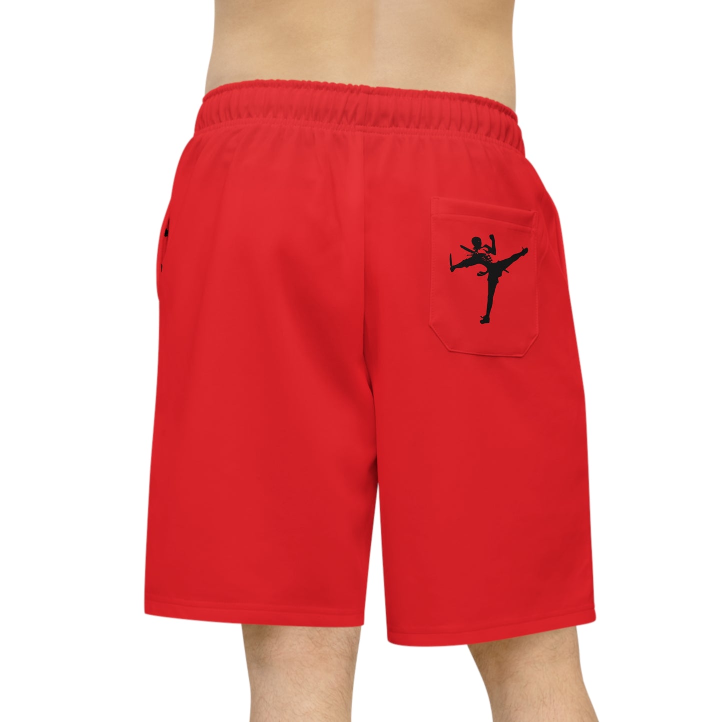 Men's Art of Survival Athletic Long Shorts - Fist Design - Fitness Brand