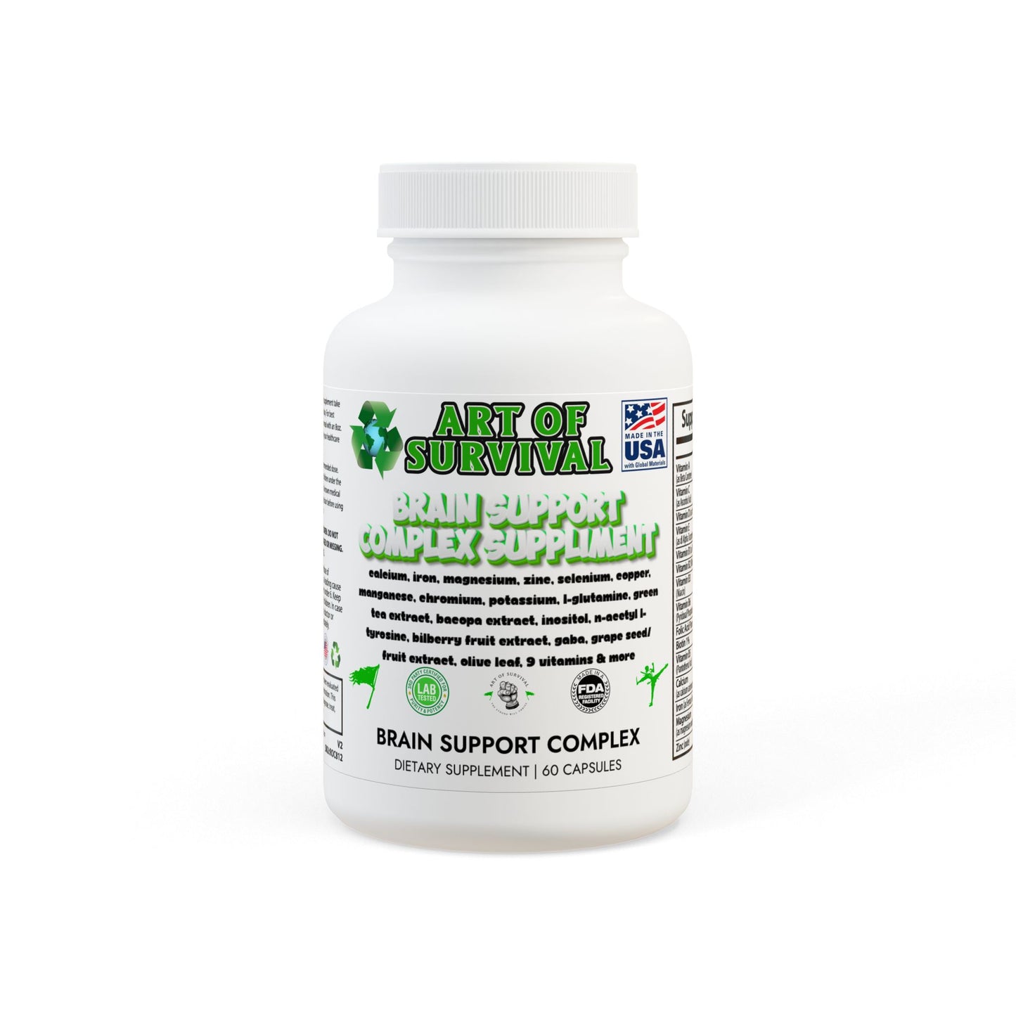 Brain Support Complex Supplement (60 Capsules)