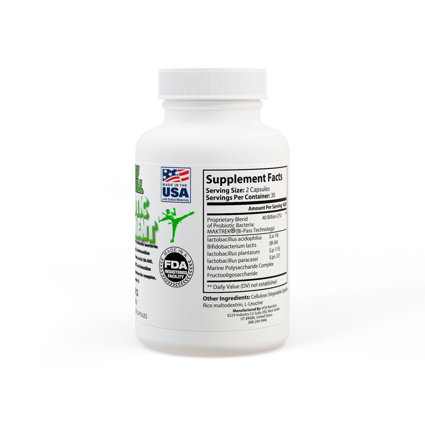 Probiotics Supplement (60 Capsules)