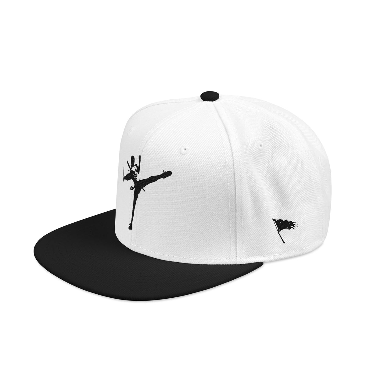 Snapback Cap - Art of Survival Ninja man Logo Embroidery Hat - Martial Arts Fitness Longevity Apparel