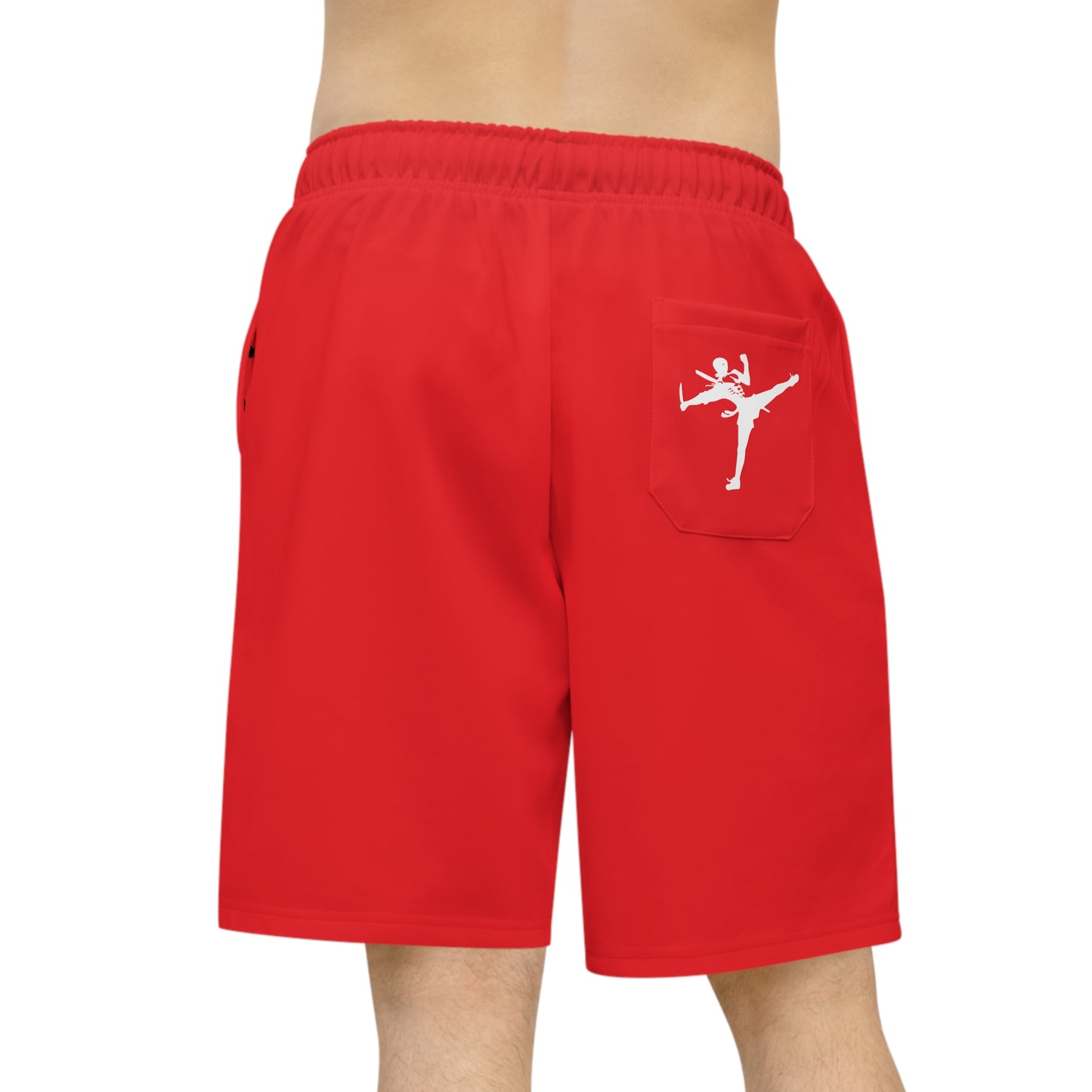 Men's Art of Survival Athletic Long Shorts - Fist Design - Fitness Brand