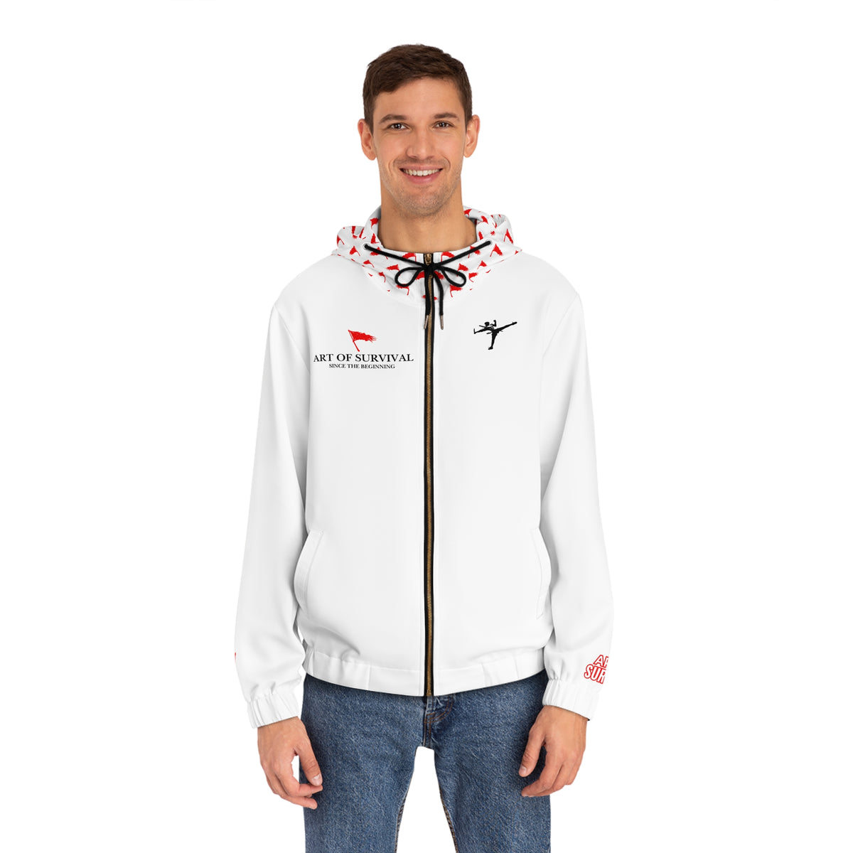 Full-Zip Hoodie - The Art of Survival - Limited Addition {Since the Beginning} Logo - Fitness Apparel