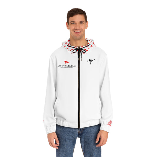 Full-Zip Hoodie - The Art of Survival - Limited Addition {Since the Beginning} Logo - Fitness Apparel