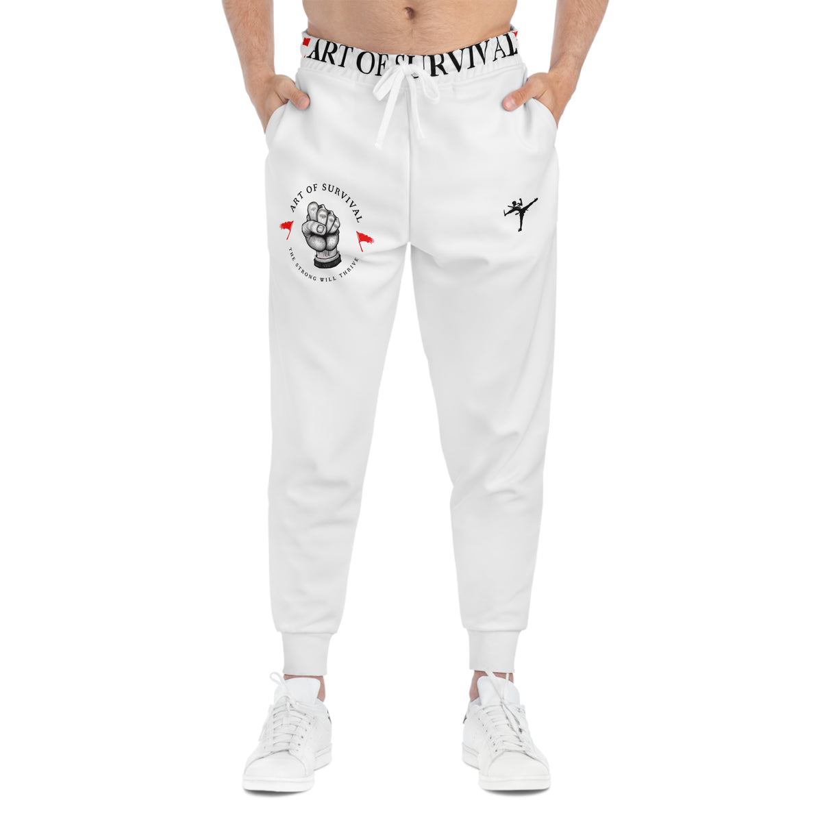 Athletic Joggers - Art of Survival - Fist Logo - Fitness Brand