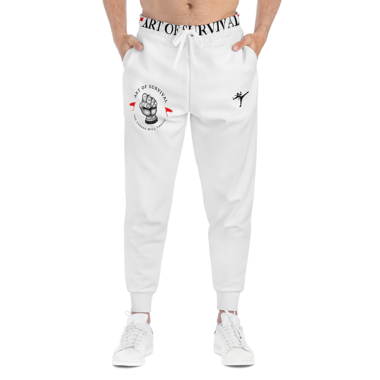 Athletic Joggers - Art of Survival - Fist Logo - Fitness Brand