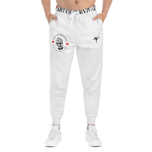 Athletic Joggers - Art of Survival - Fist Logo - Fitness Brand