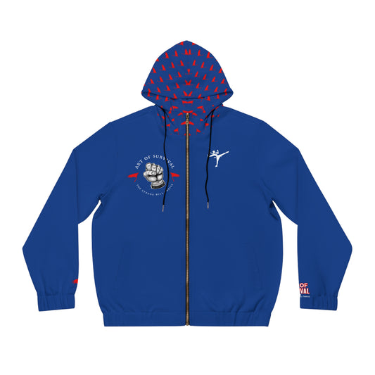 Full-Zip Hoodie - The Art of Survival - Martial Arts Logo