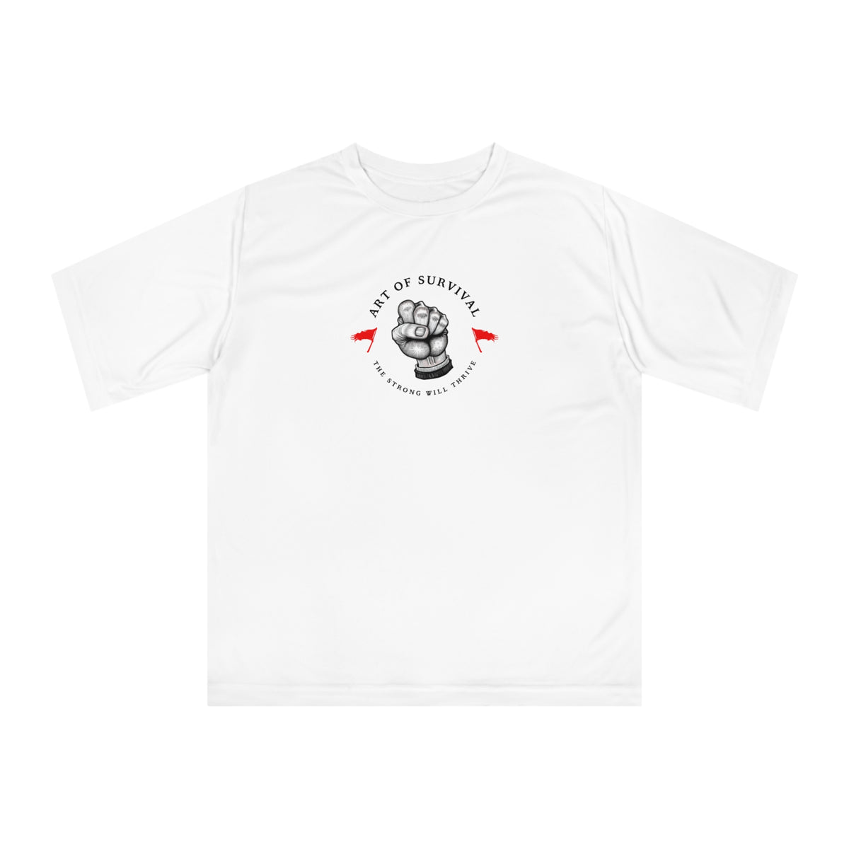 Martial Arts Logo Performance T-shirt - The Art of Survival - Fist