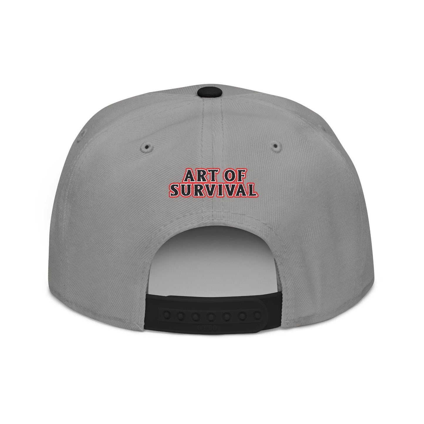 Snapback Cap - The Art of Survival Fist Logo Embroidery Hat - Martial Arts Fitness Longevity Apparel