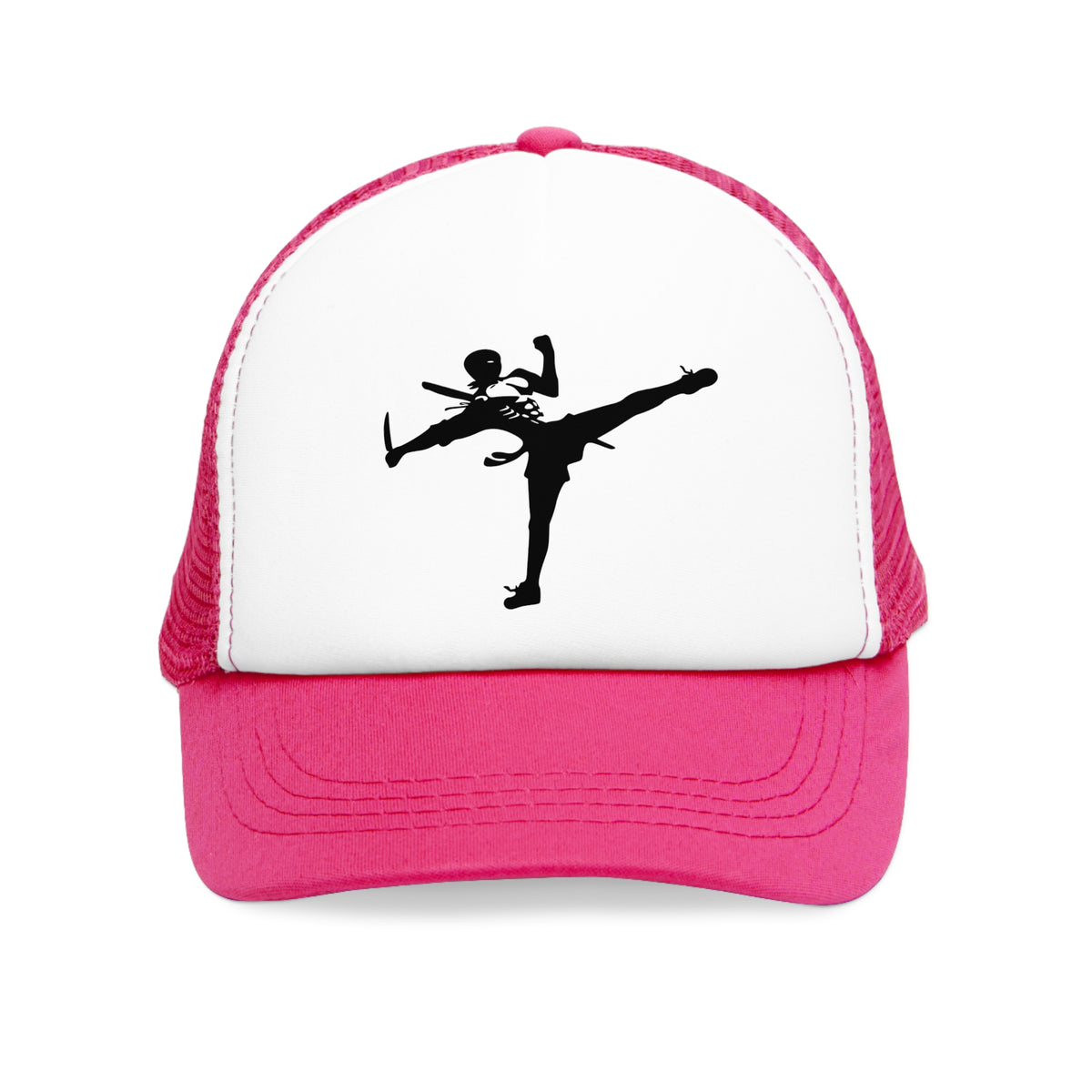 Dynamic Skeleton Kick Mesh Cap - Perfect for Sports and Halloween