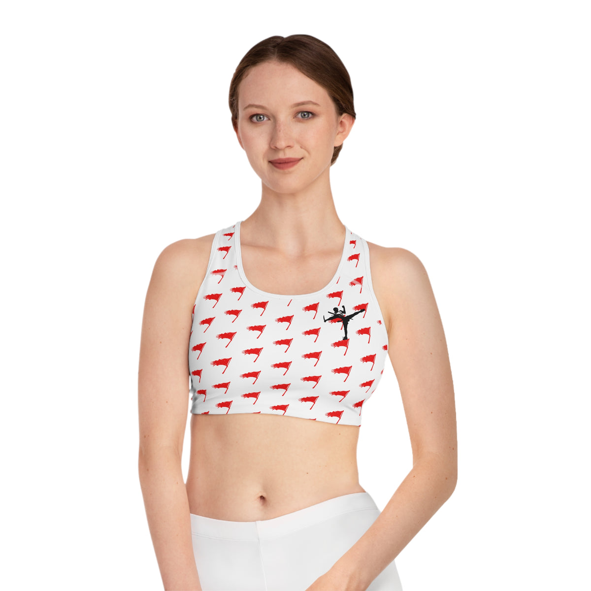 Sports Bra - The Art of Survival - Flag (All Over) Logo - Fitness - Brand