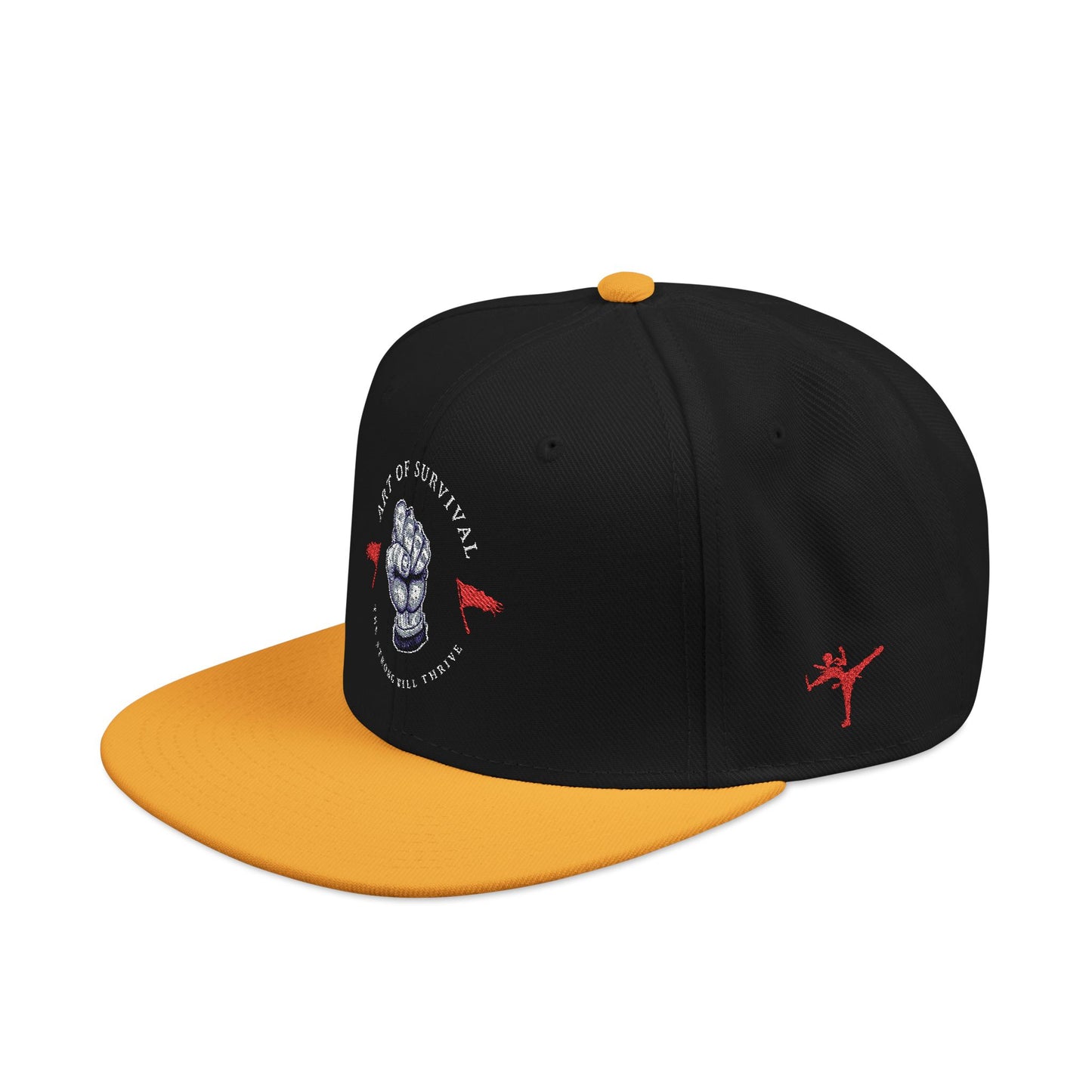 Snapback Cap - The Art of Survival Martial Arts Logo - Health & Fitness Lifestyle Brand