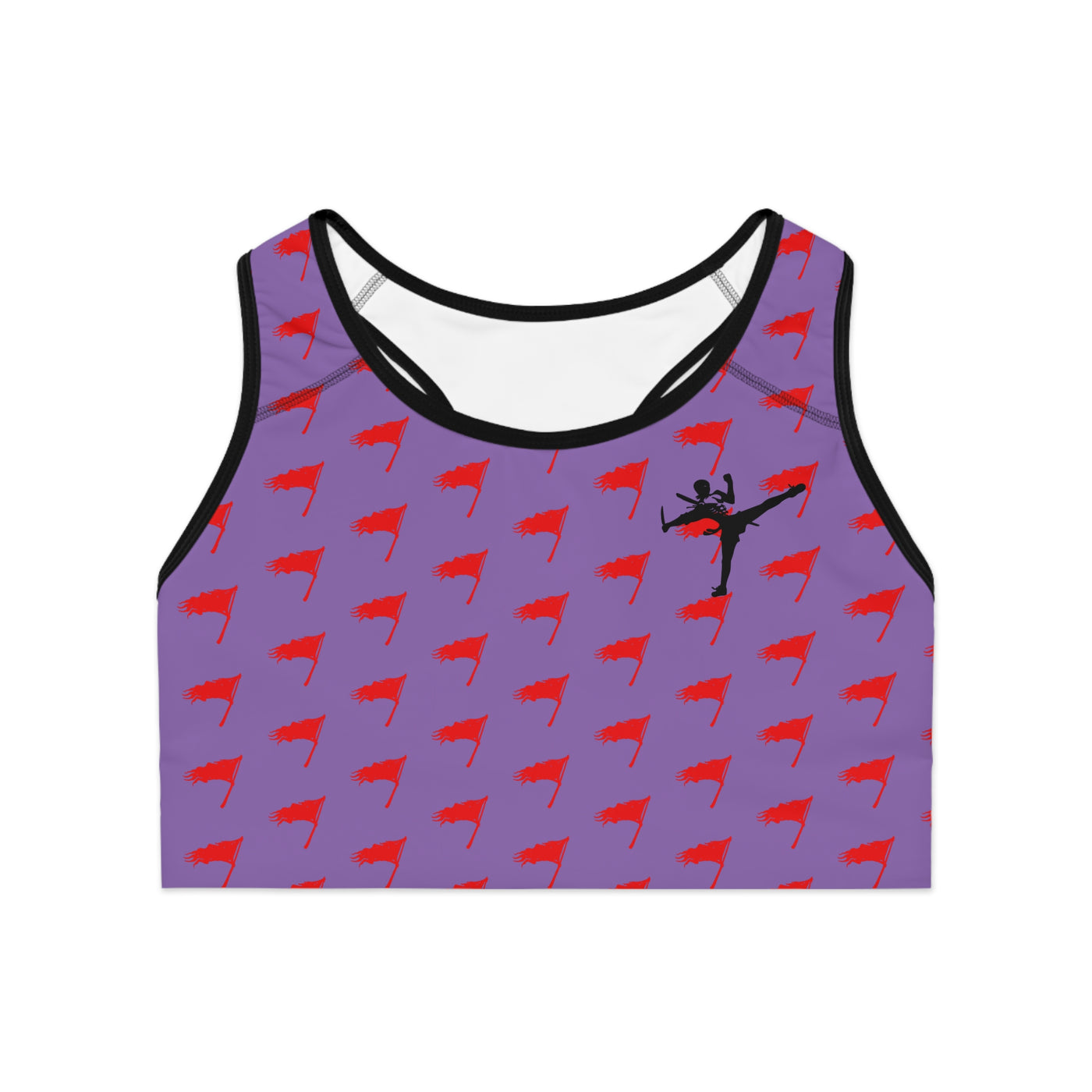 Sports Bra - The Art of Survival- Flag (All Over) Logo - Fitness - Brand
