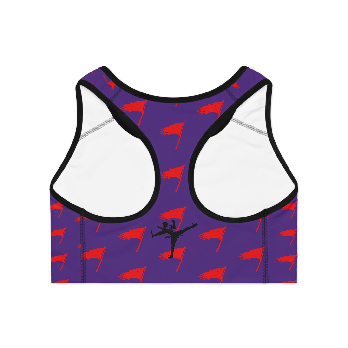 Sports Bra - The Art of Survival- Flag (All Over) Logo - Fitness - Brand