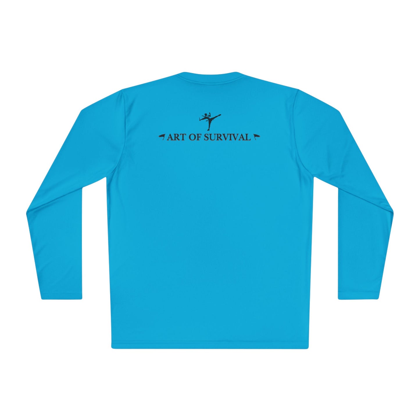 Long Sleeve Tee - "The Art of Survival" Fitness - Martial Arts - Activewear - Fist Design