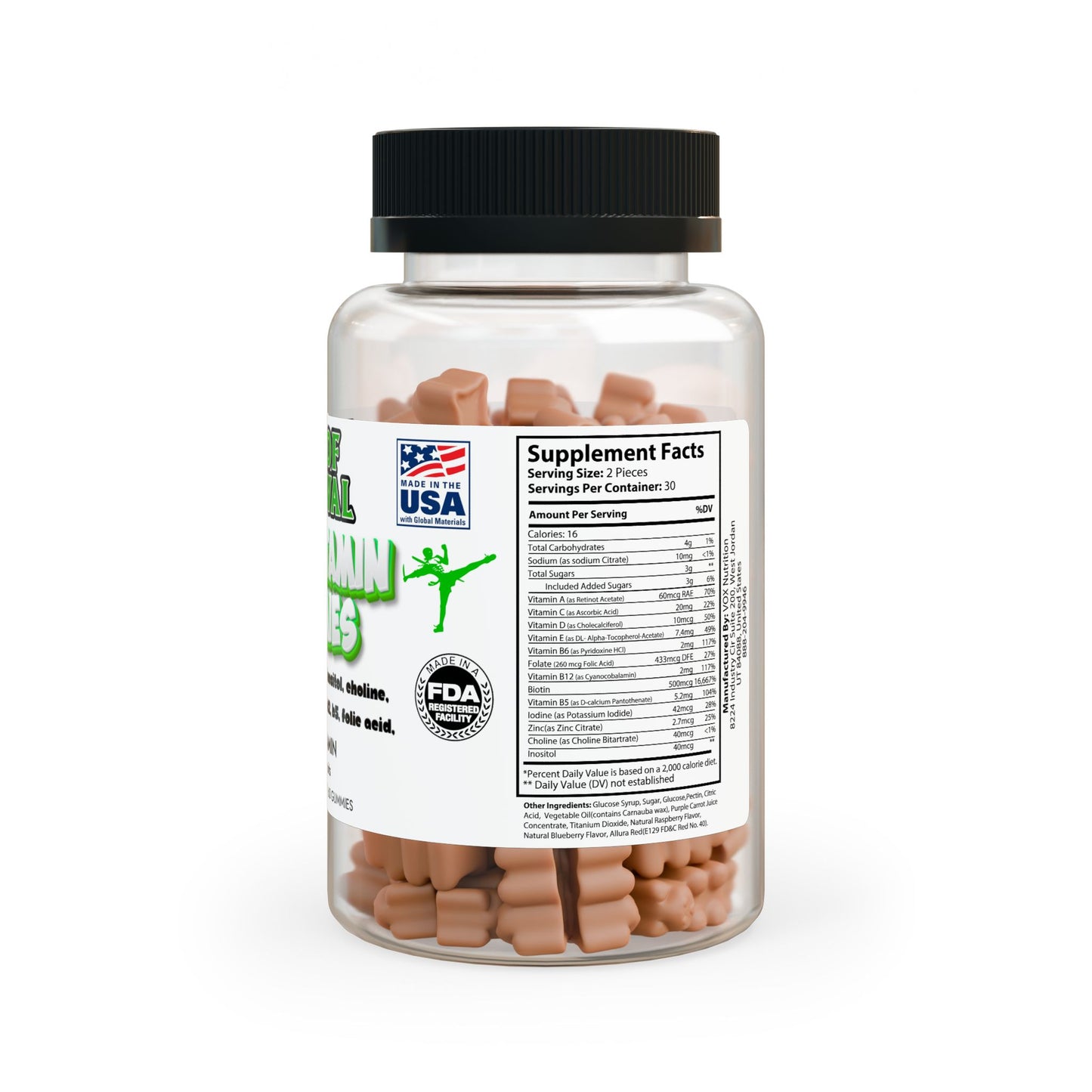 Hair Vitamin Gummies (60 Gummies)