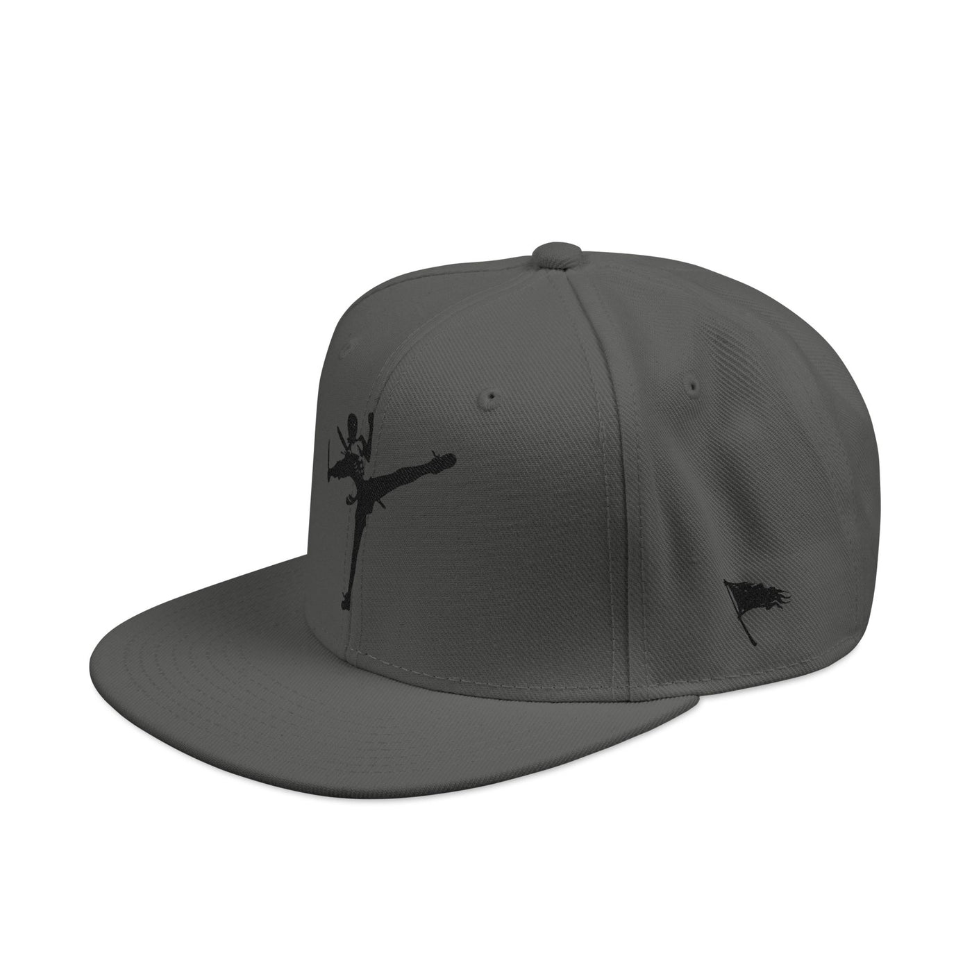 Snapback Cap - Art of Survival Ninja man Logo Embroidery Hat - Martial Arts Fitness Longevity Apparel
