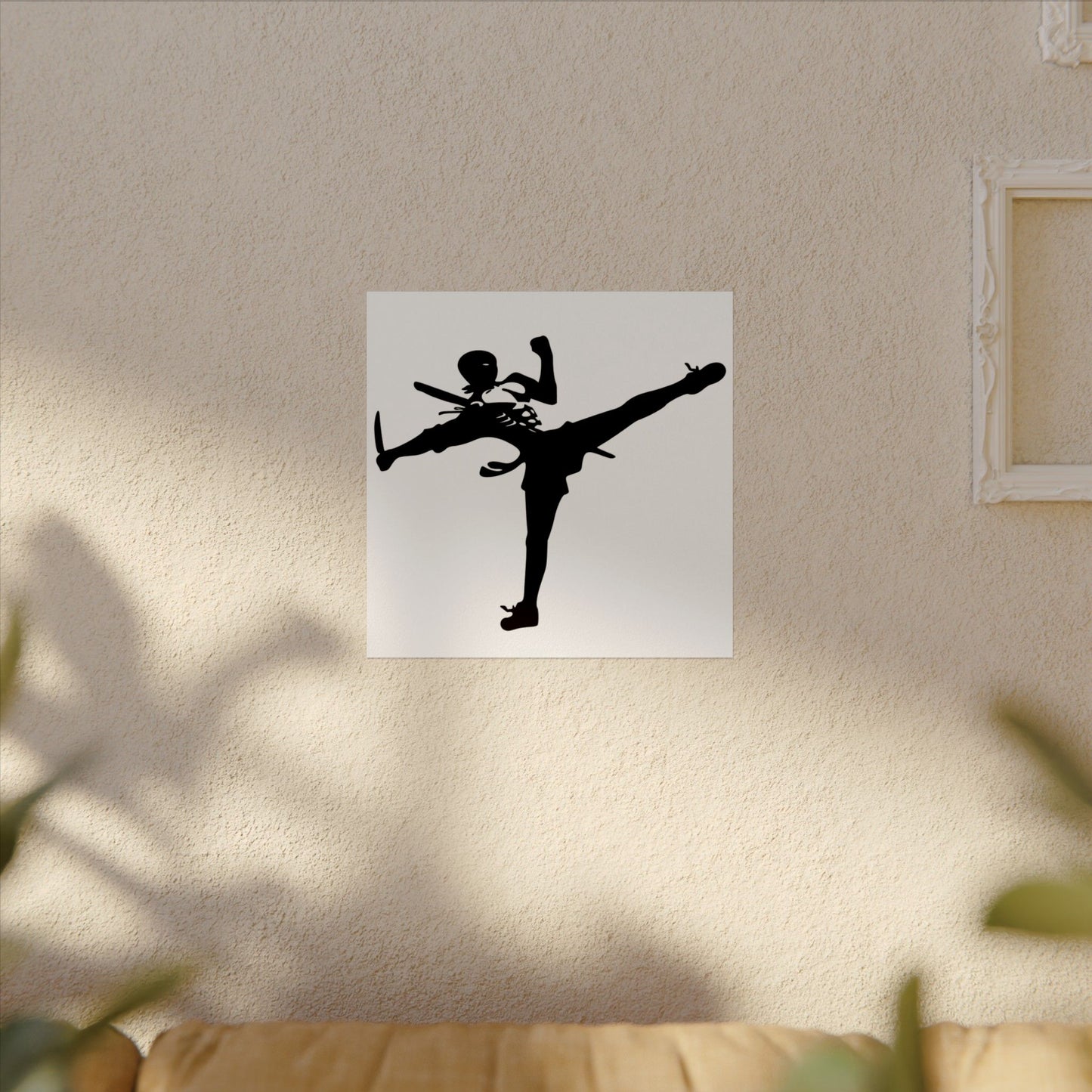 Art of Survival "Ninja-Man" Textured Watercolor Matte Posters