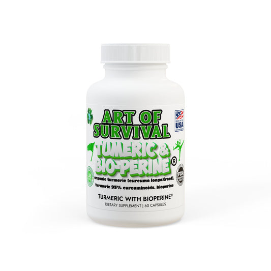 Turmeric with BioPerine® (Black Pepper Fruit Extract) Supplement (60 Capsules)