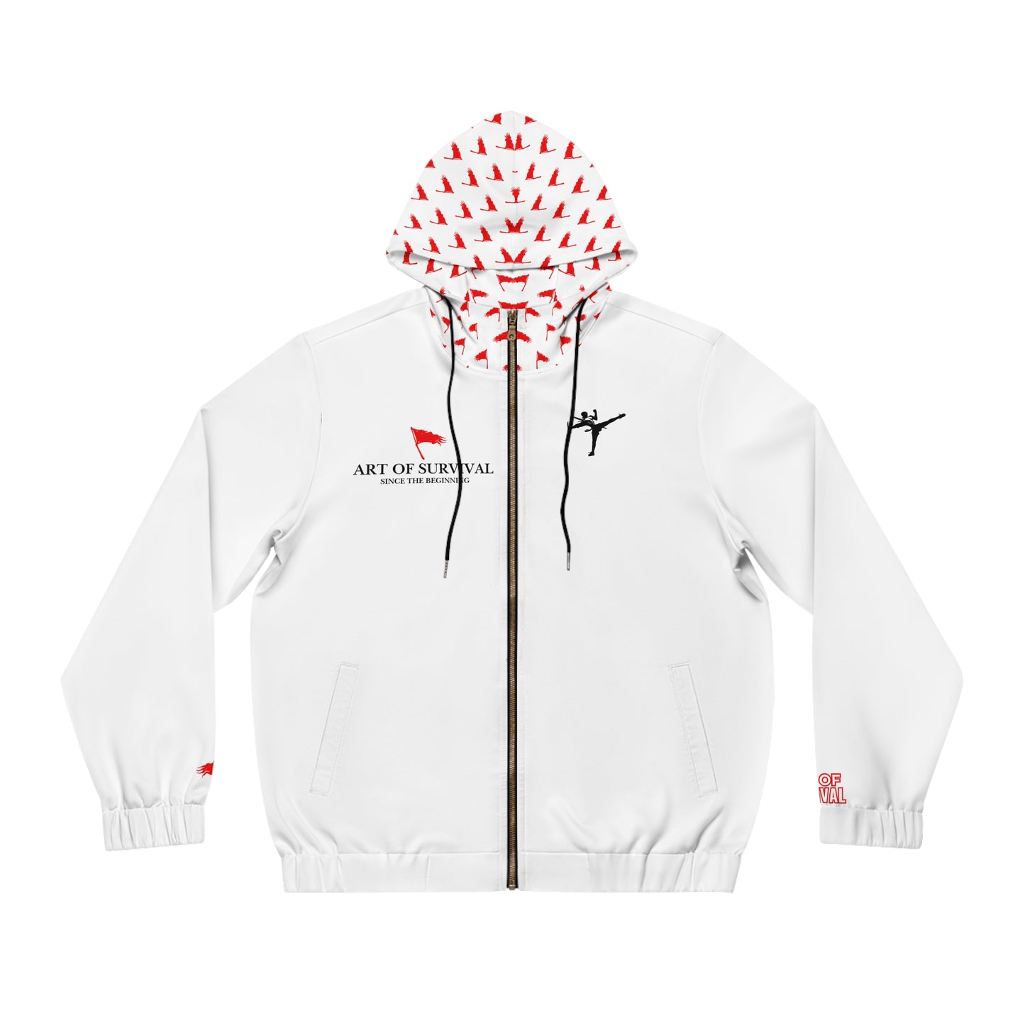 Full-Zip Hoodie - The Art of Survival - Limited Addition {Since the Beginning} Logo - Fitness Apparel