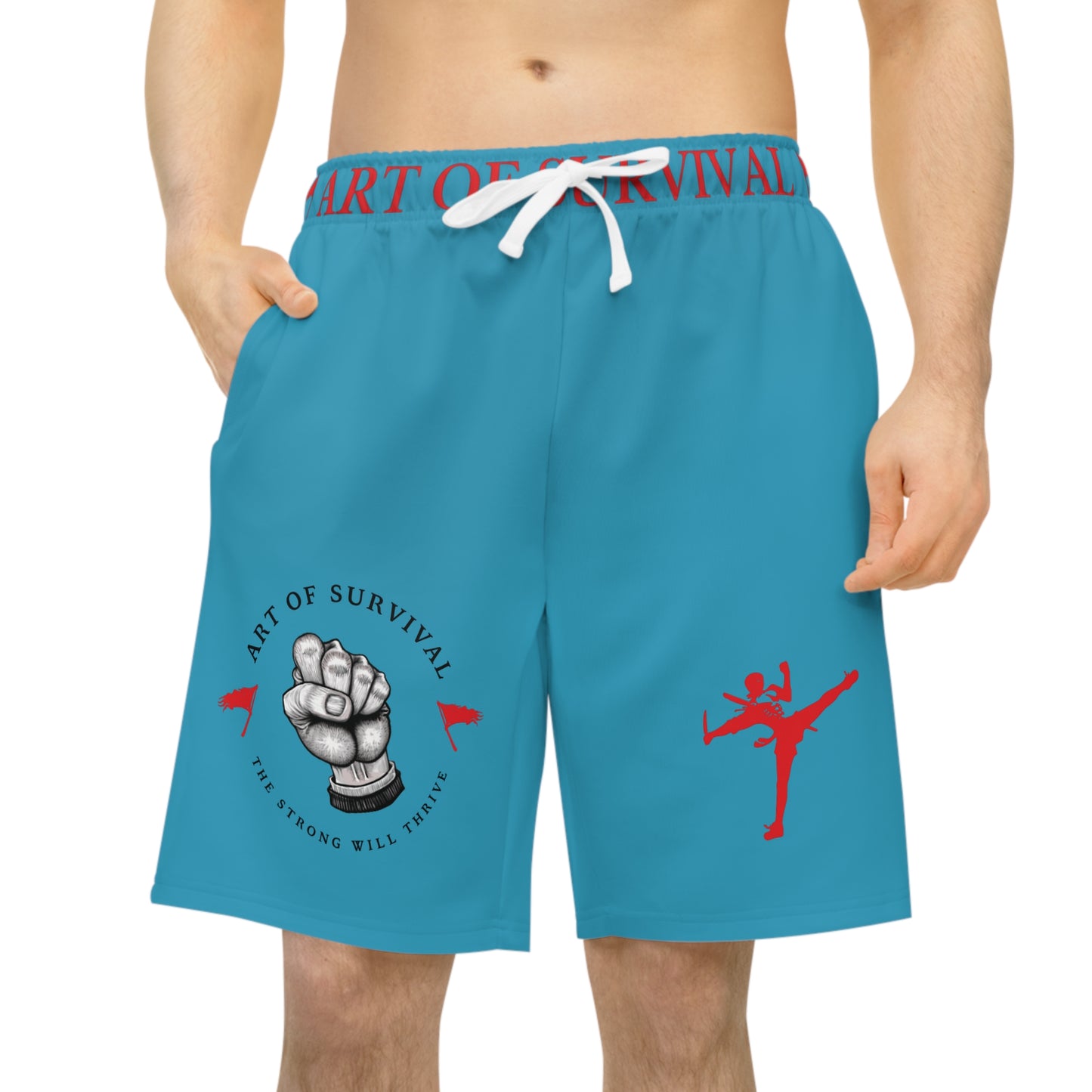 Athletic Shorts - The Art of Survival - Martial Arts and Fitness Lifestyle Brand