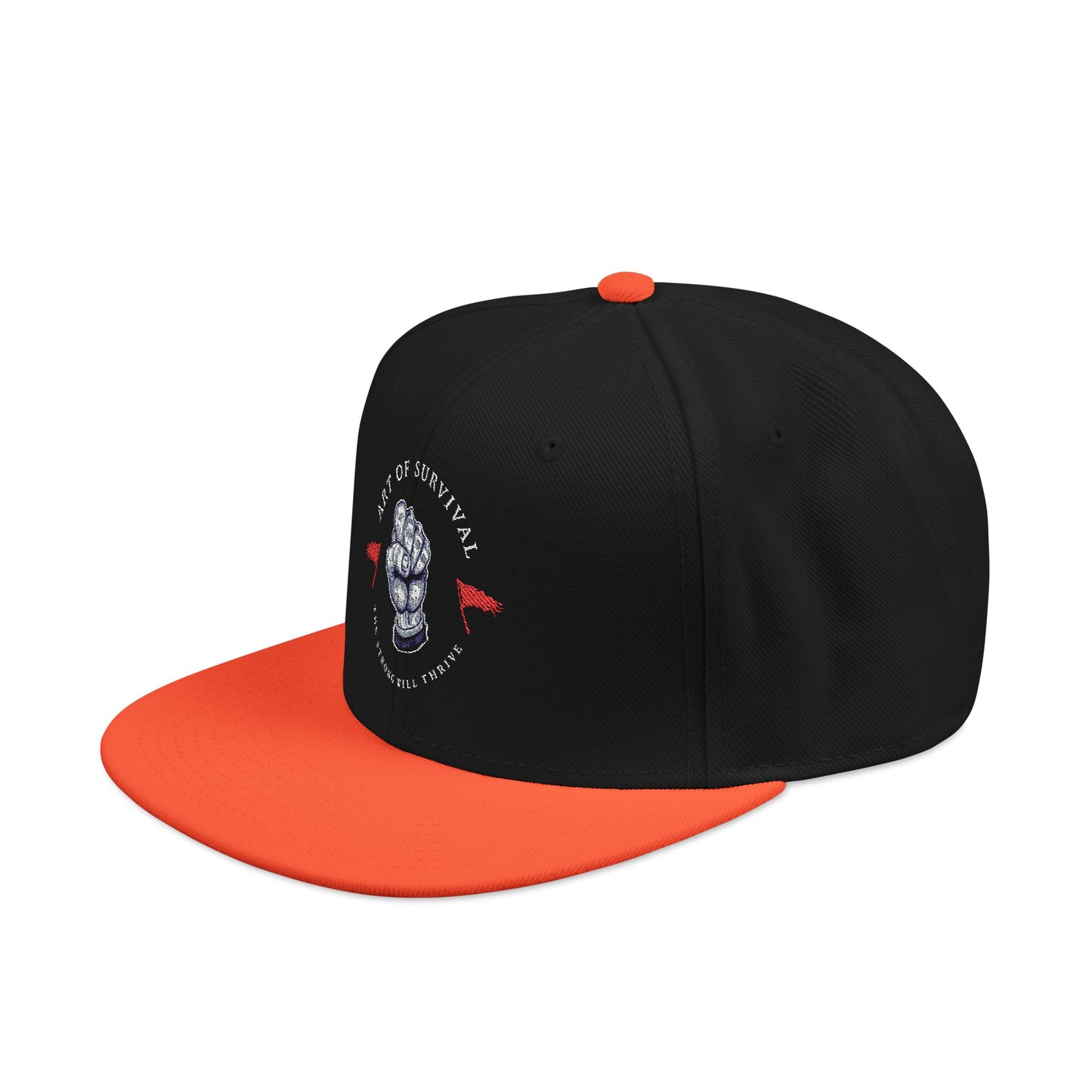 Snapback Cap - The Art of Survival Martial Arts Logo - Health & Fitness Lifestyle Brand