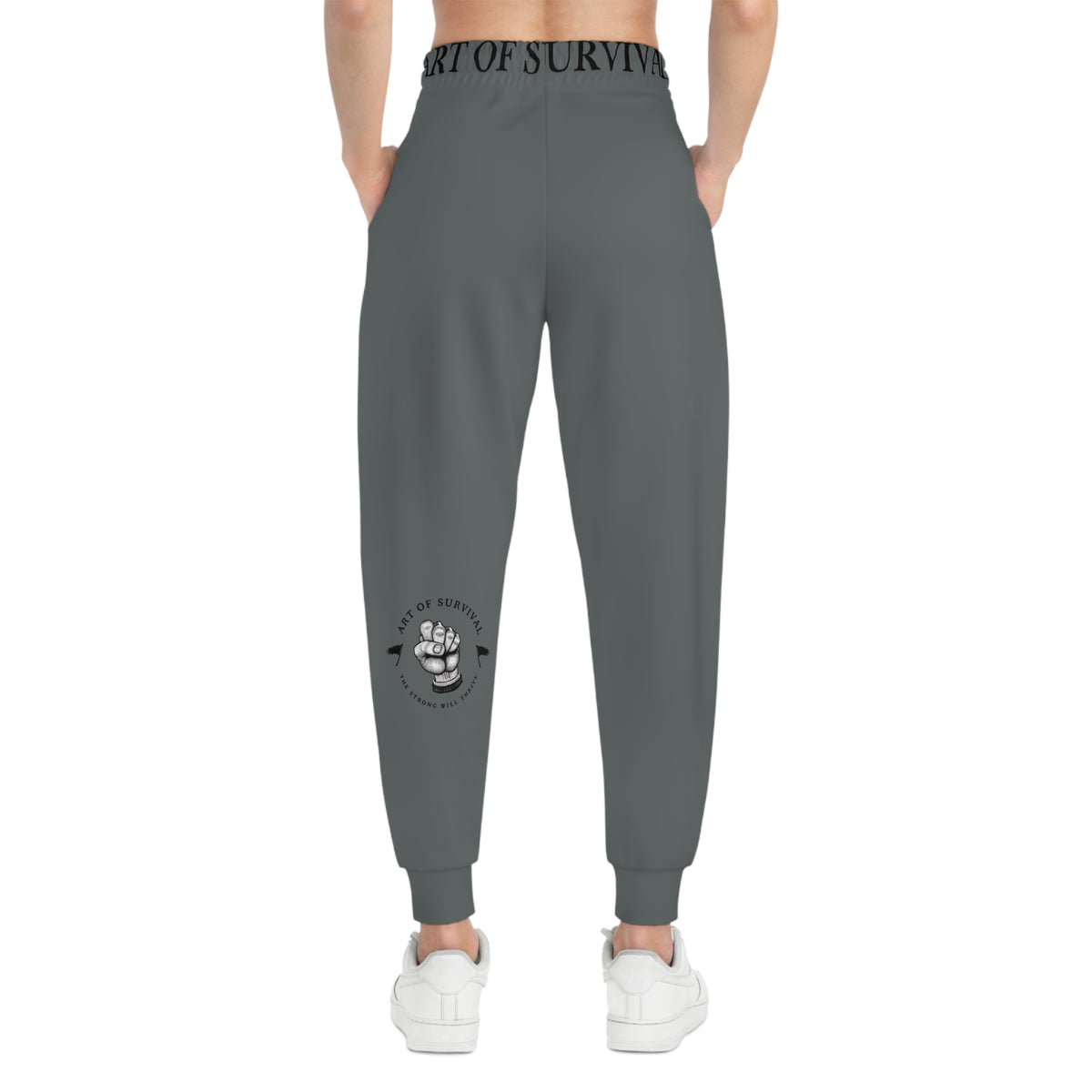 Athletic Joggers -Art of Survival - Fist Logo - Fitness Apperal