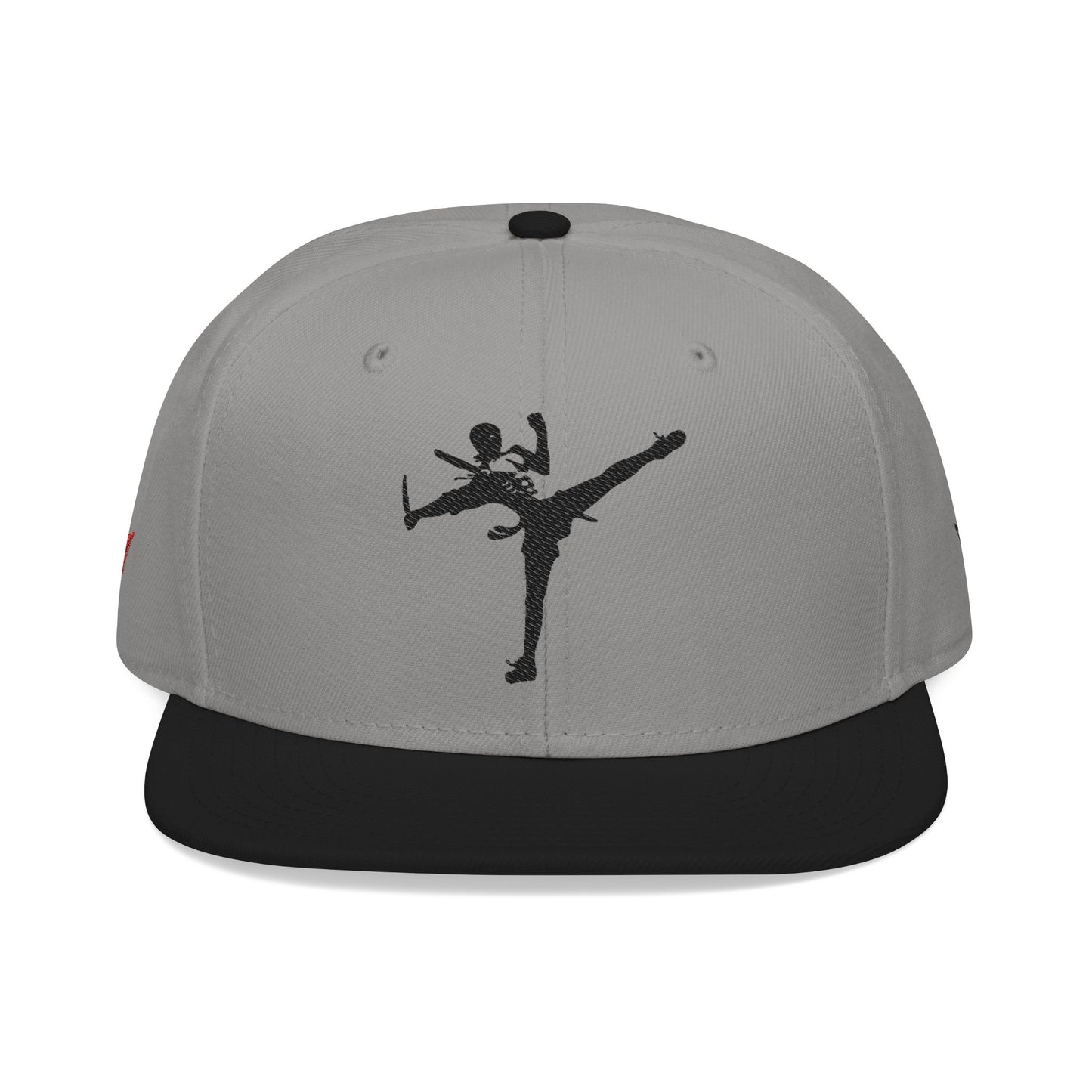 Snapback Cap - Art of Survival Ninja man Logo Embroidery Hat - Martial Arts Fitness Longevity Apparel