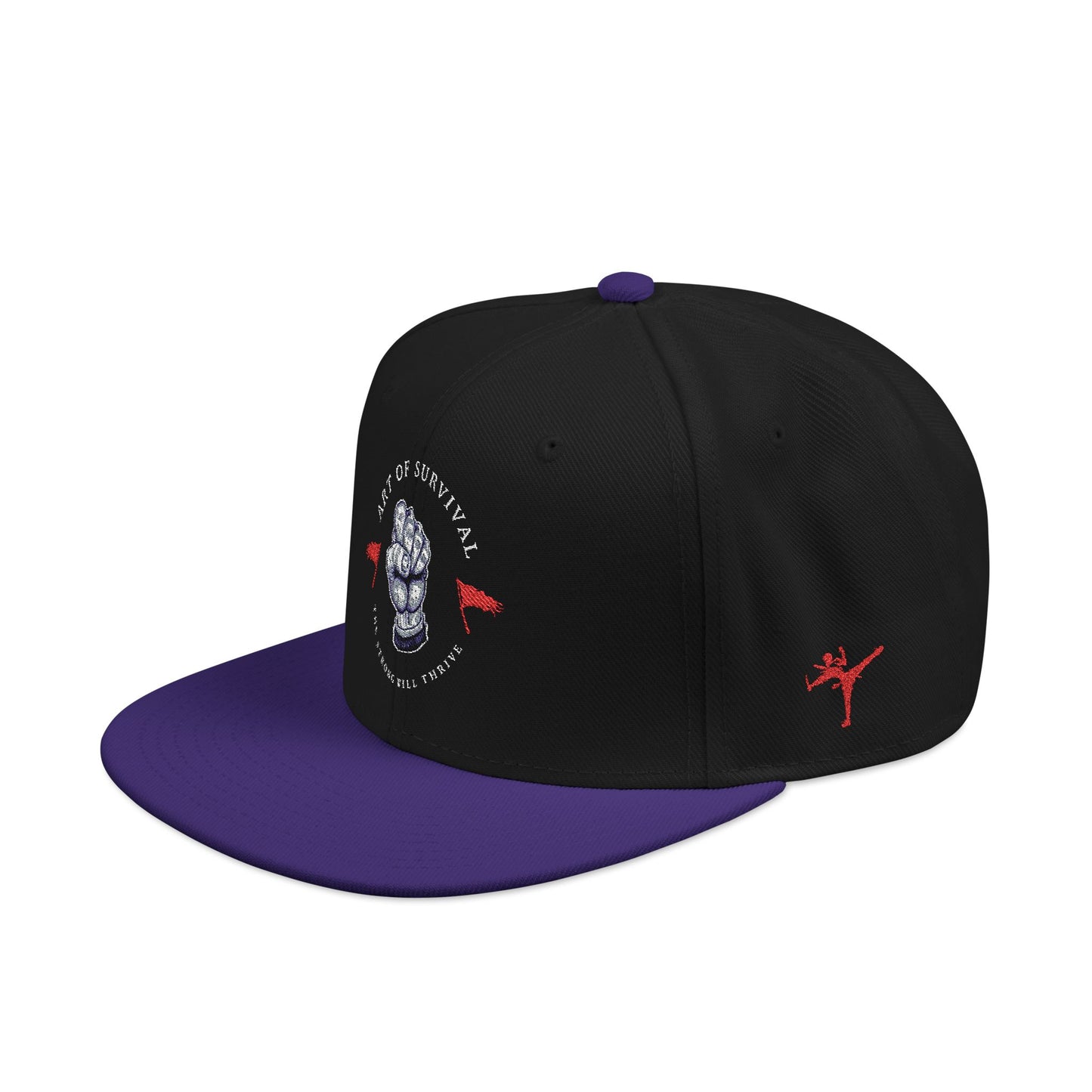 Snapback Cap - The Art of Survival Martial Arts Logo - Health & Fitness Lifestyle Brand