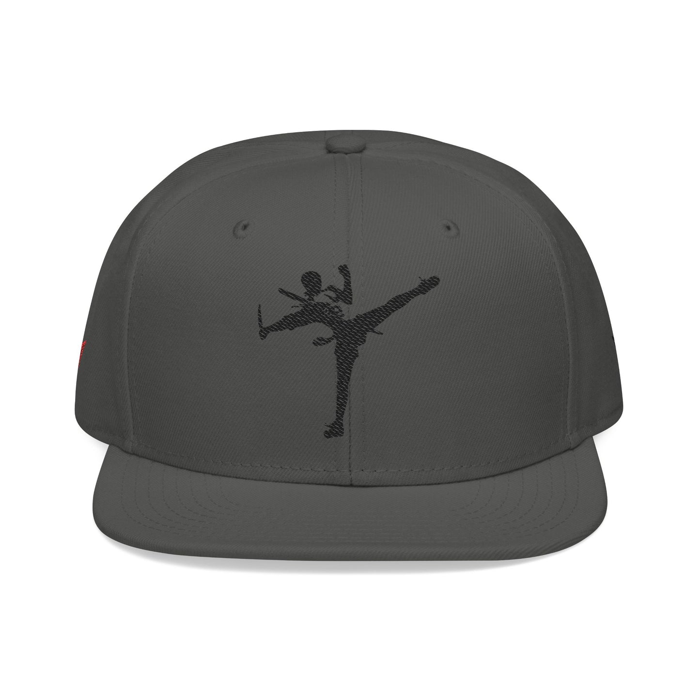 Snapback Cap - Art of Survival Ninja man Logo Embroidery Hat - Martial Arts Fitness Longevity Apparel
